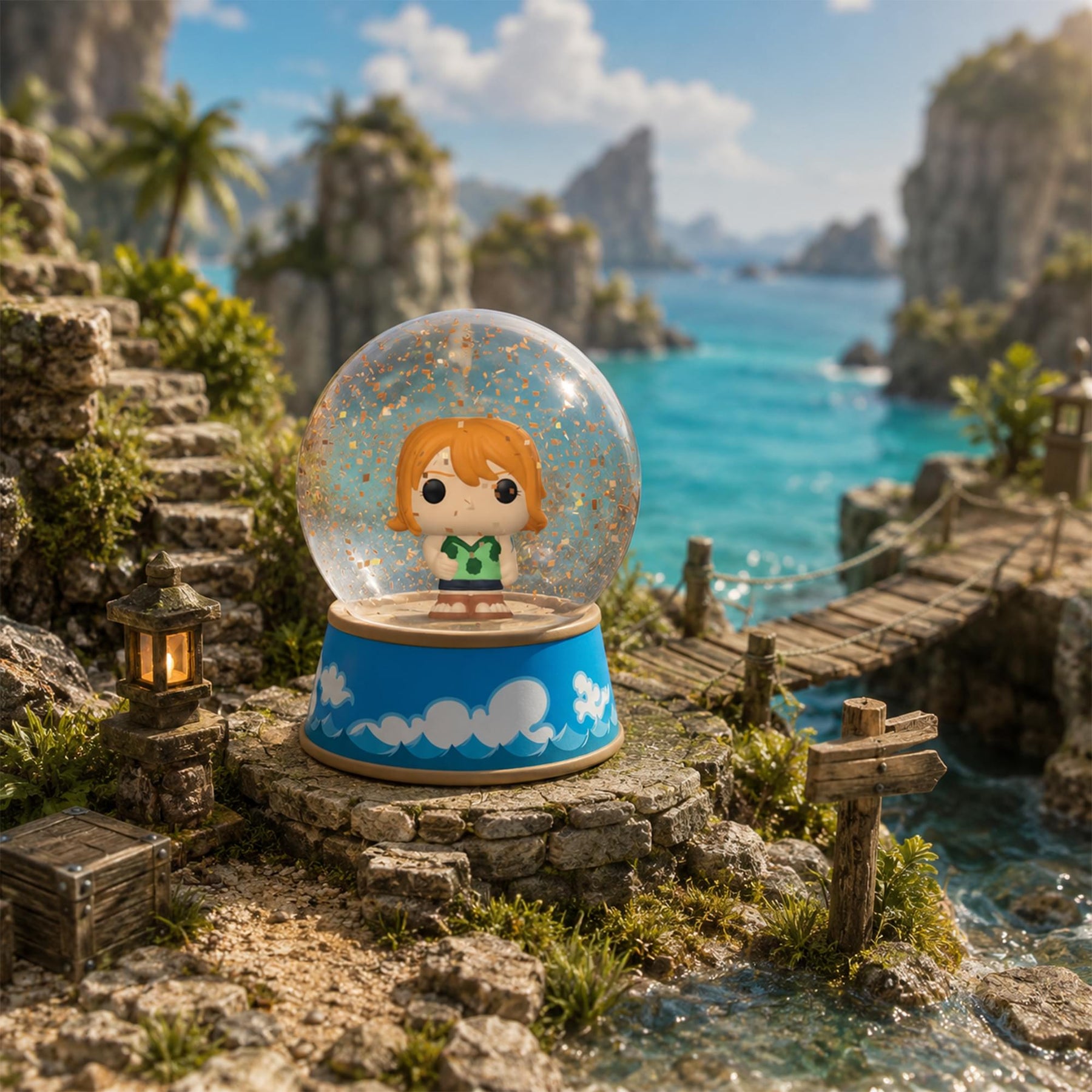 One Piece Funko Mini POP Glitter Globe | Nami