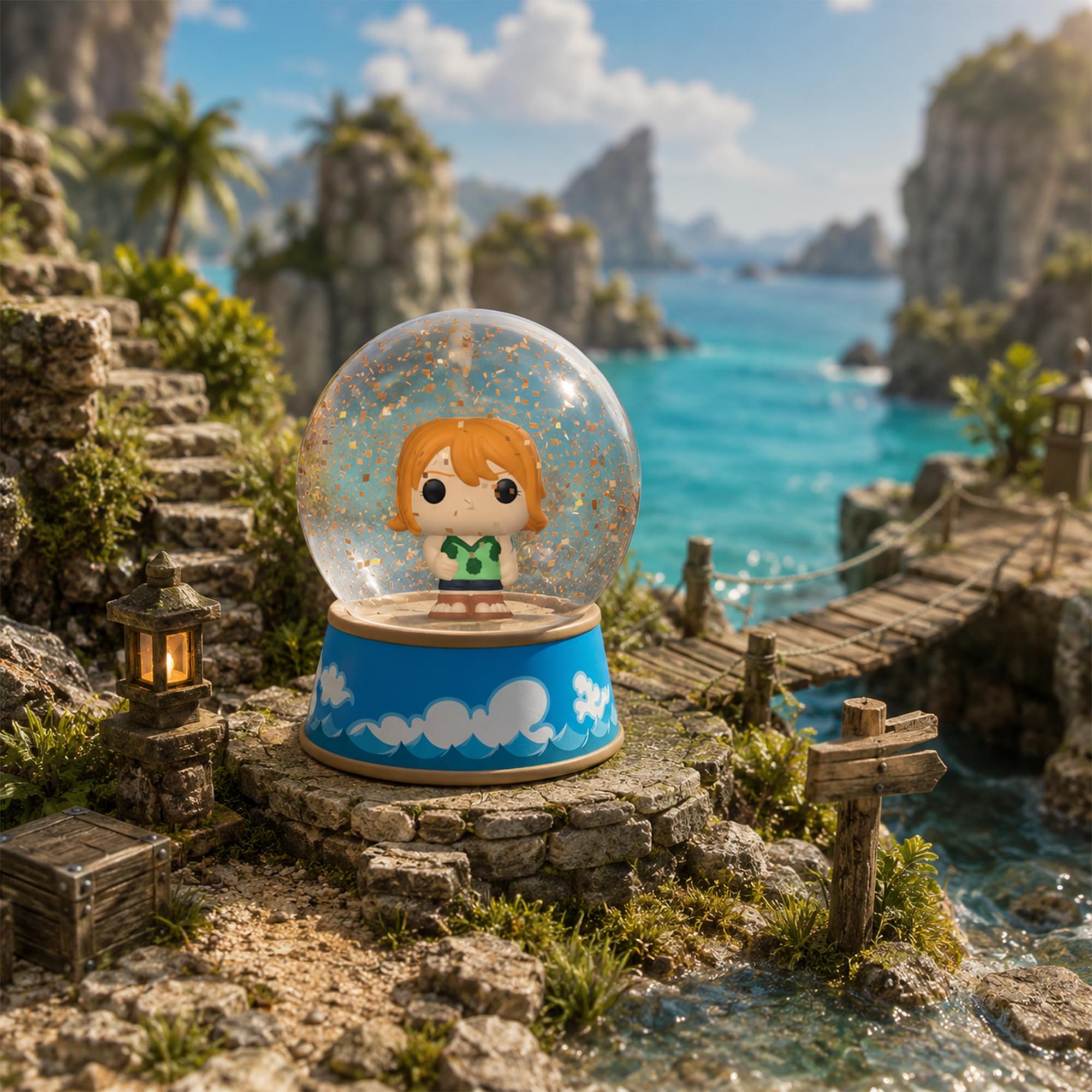 One Piece Funko Mini POP Glitter Globe | Nami