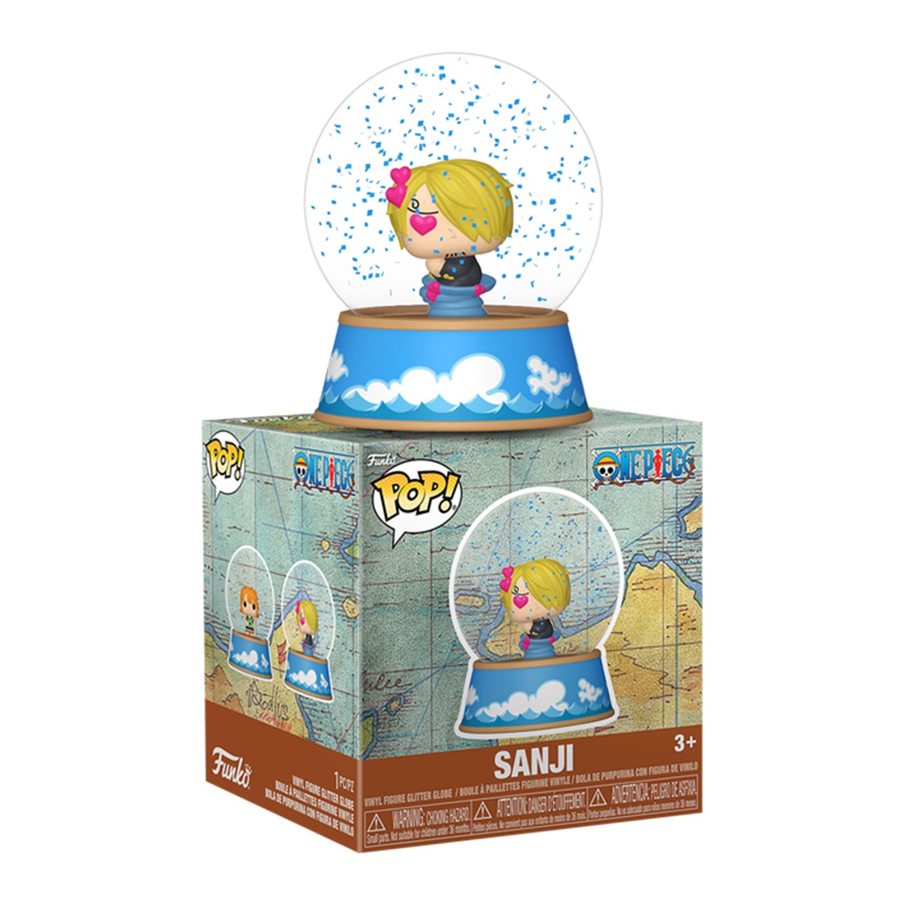 One Piece Funko Mini POP Glitter Globe | Sanji