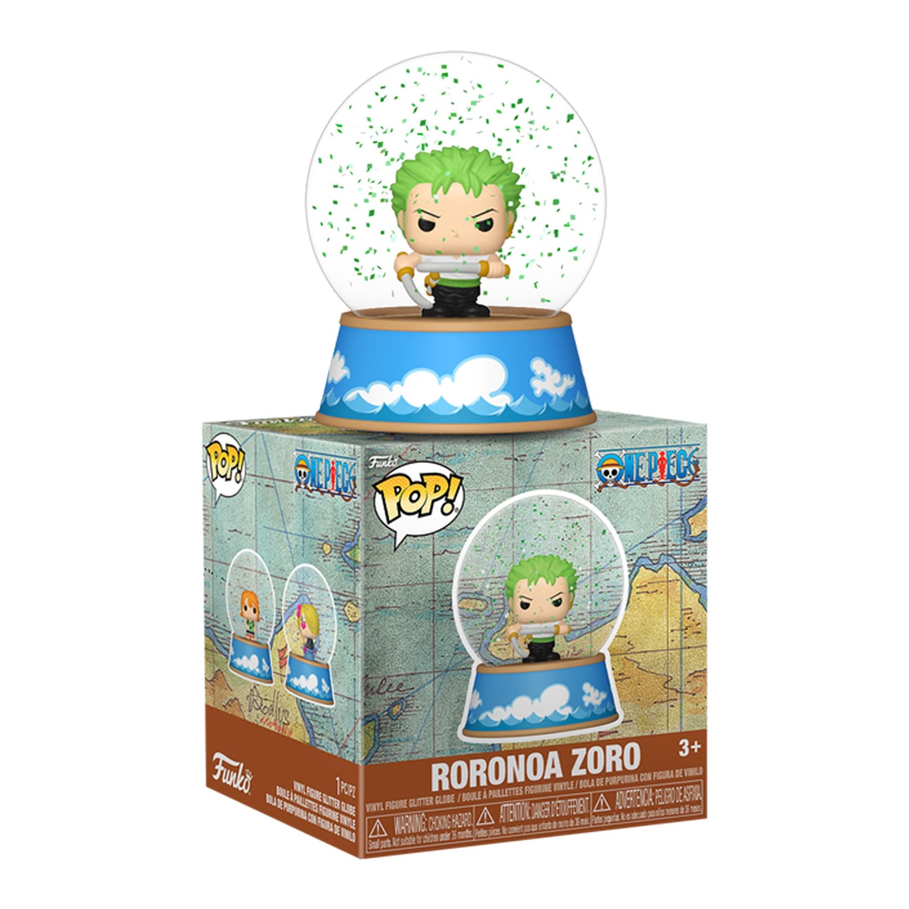 One Piece Funko Mini POP Glitter Globe | Zoro