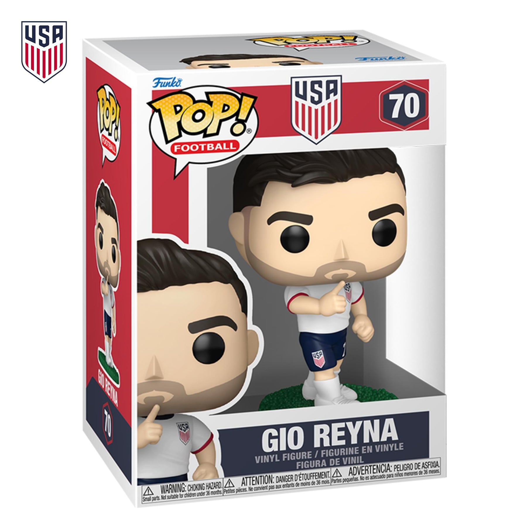 USA Soccer Funko POP Football | Giovani Reyna