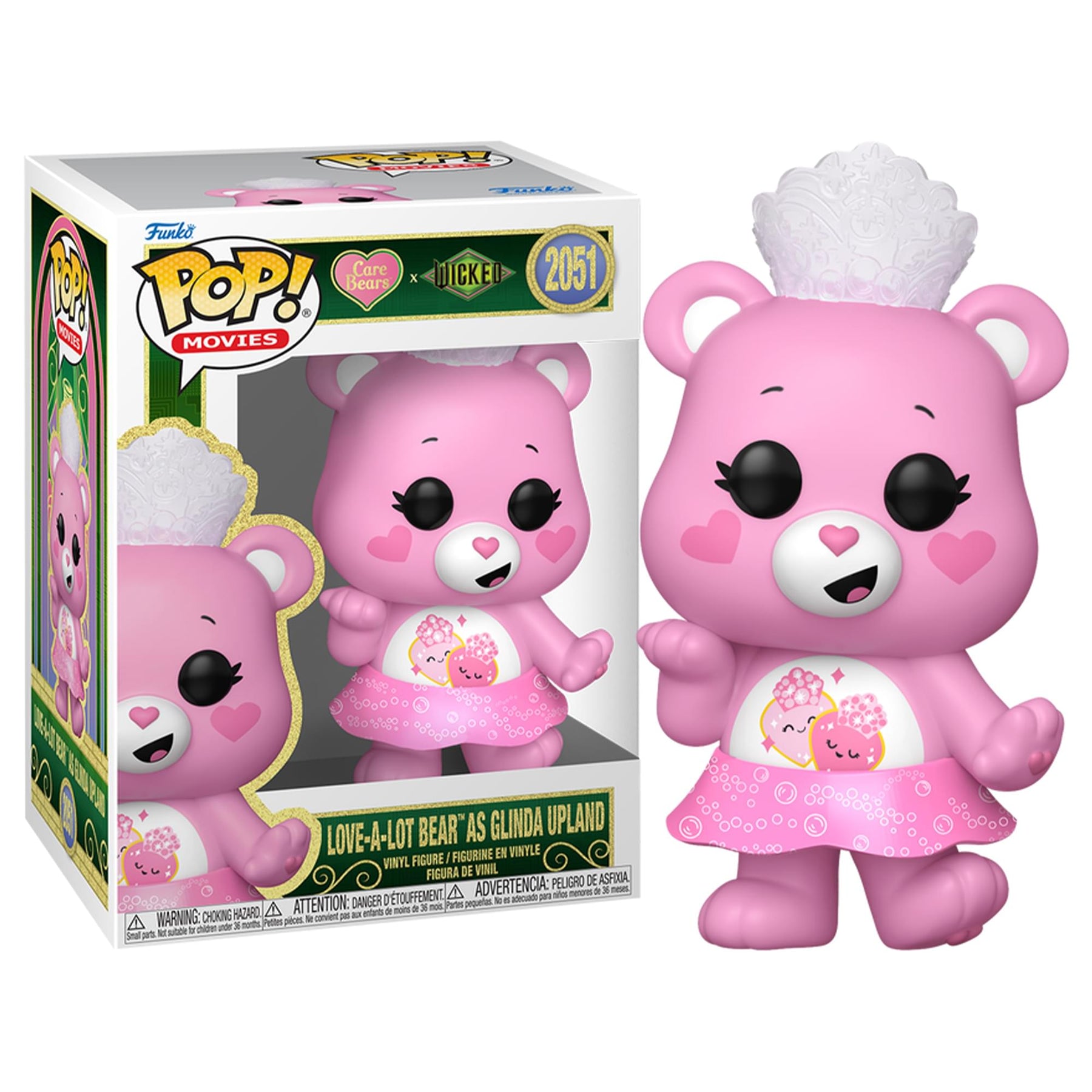 Wicked X Care Bears Funko POP Movies | Love-A-Lot Bear As Glinda