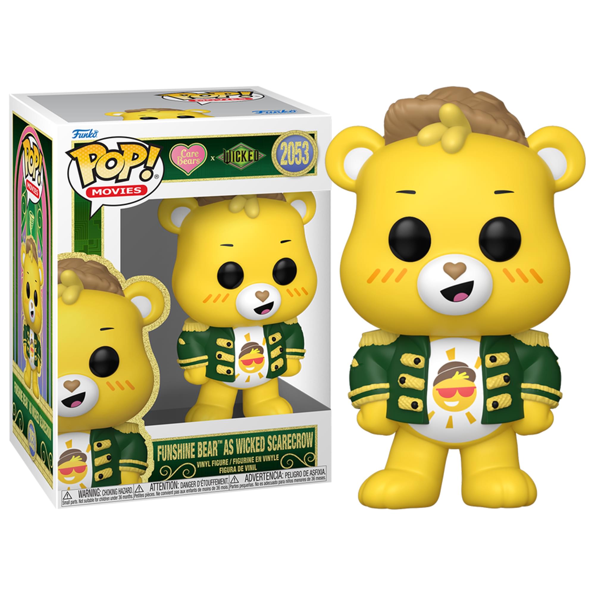 Wicked X Care Bears Funko POP Movies | Funshine Bear As Scarecrow