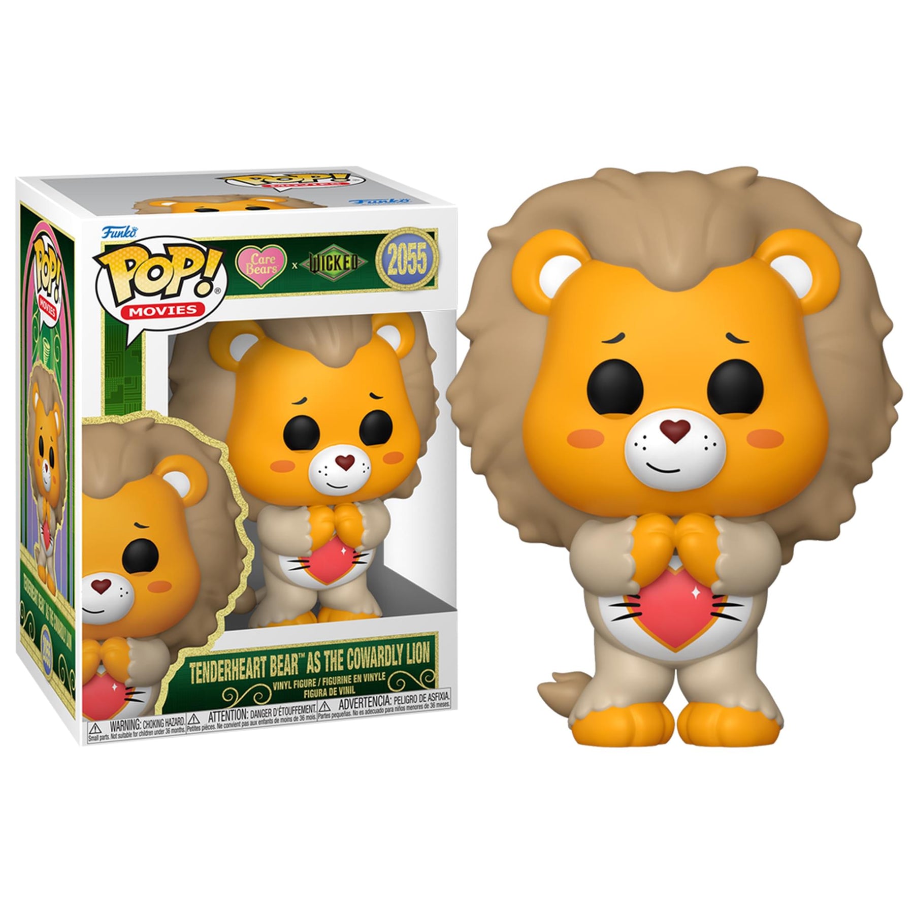 Wicked X Care Bears Funko POP Movies | Tenderheart Bear As Lion