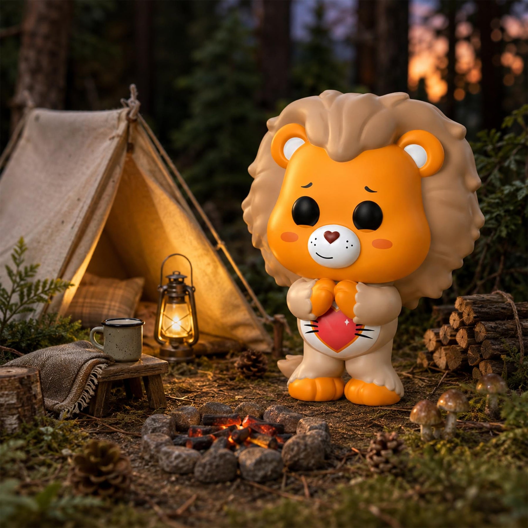 Wicked X Care Bears Funko POP Movies | Tenderheart Bear As Lion