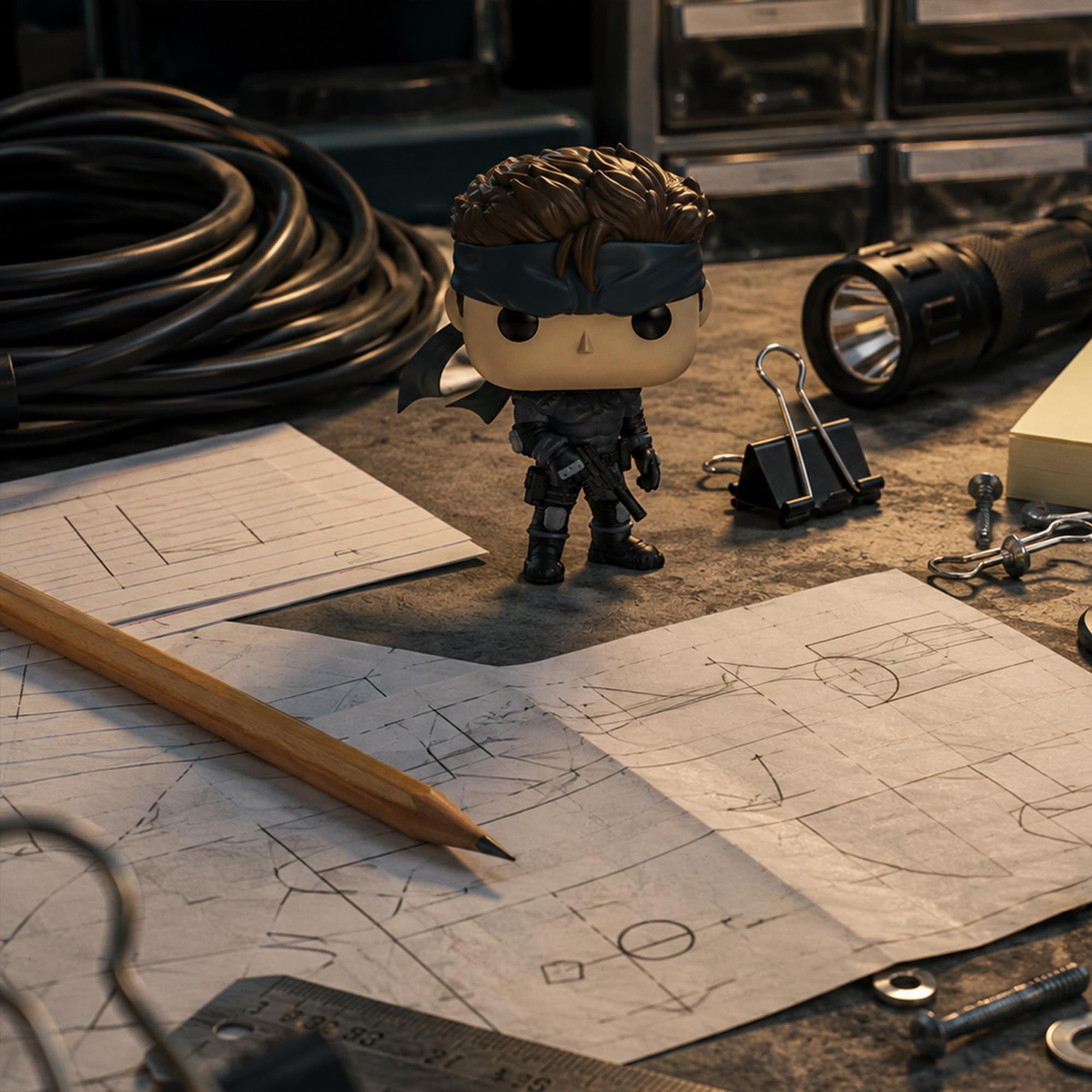 Metal Gear Solid Funko POP Games | Solid Snake