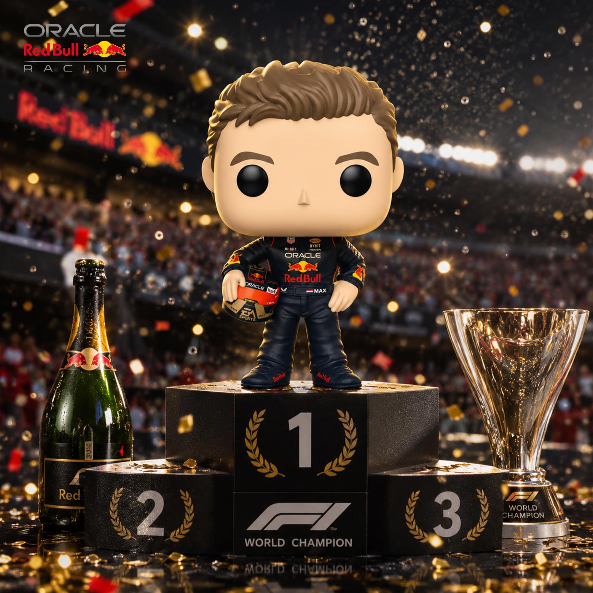 Funko POP Racing | Red Bull 2026 Max Verstappen (Holding Helmet)