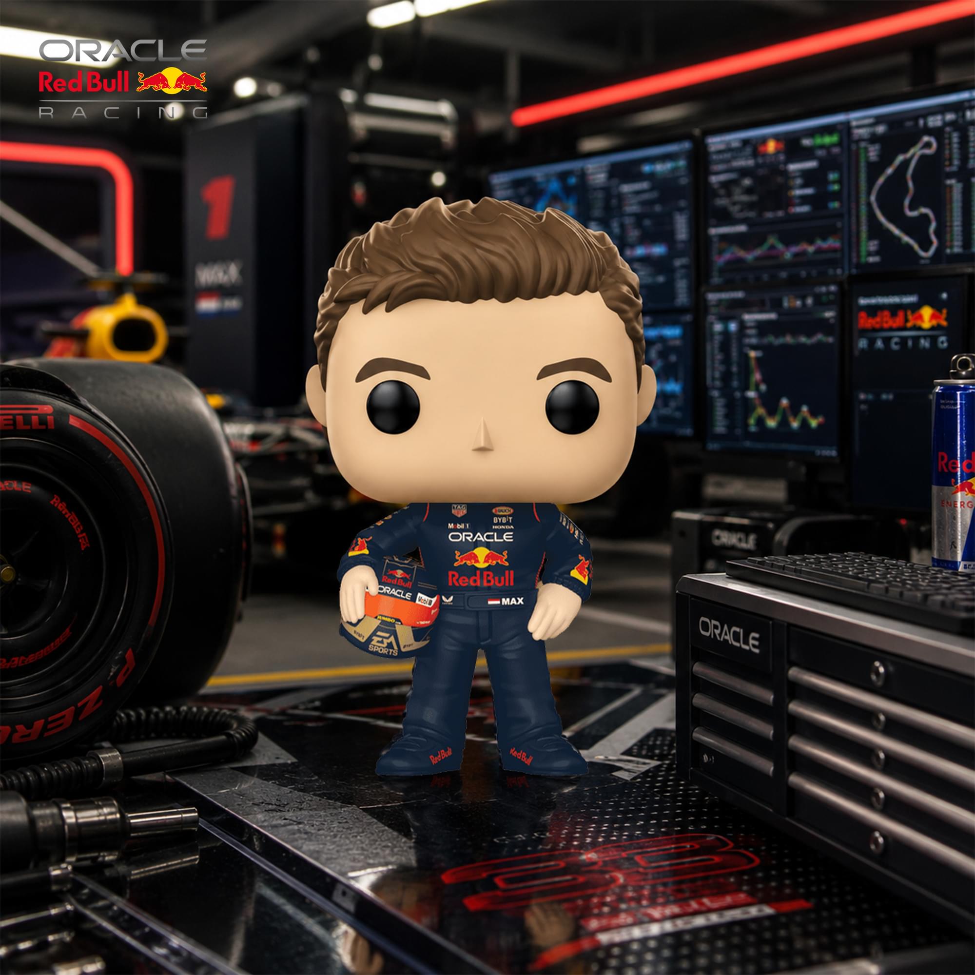 Funko POP Racing | Red Bull 2026 Max Verstappen (Holding Helmet)