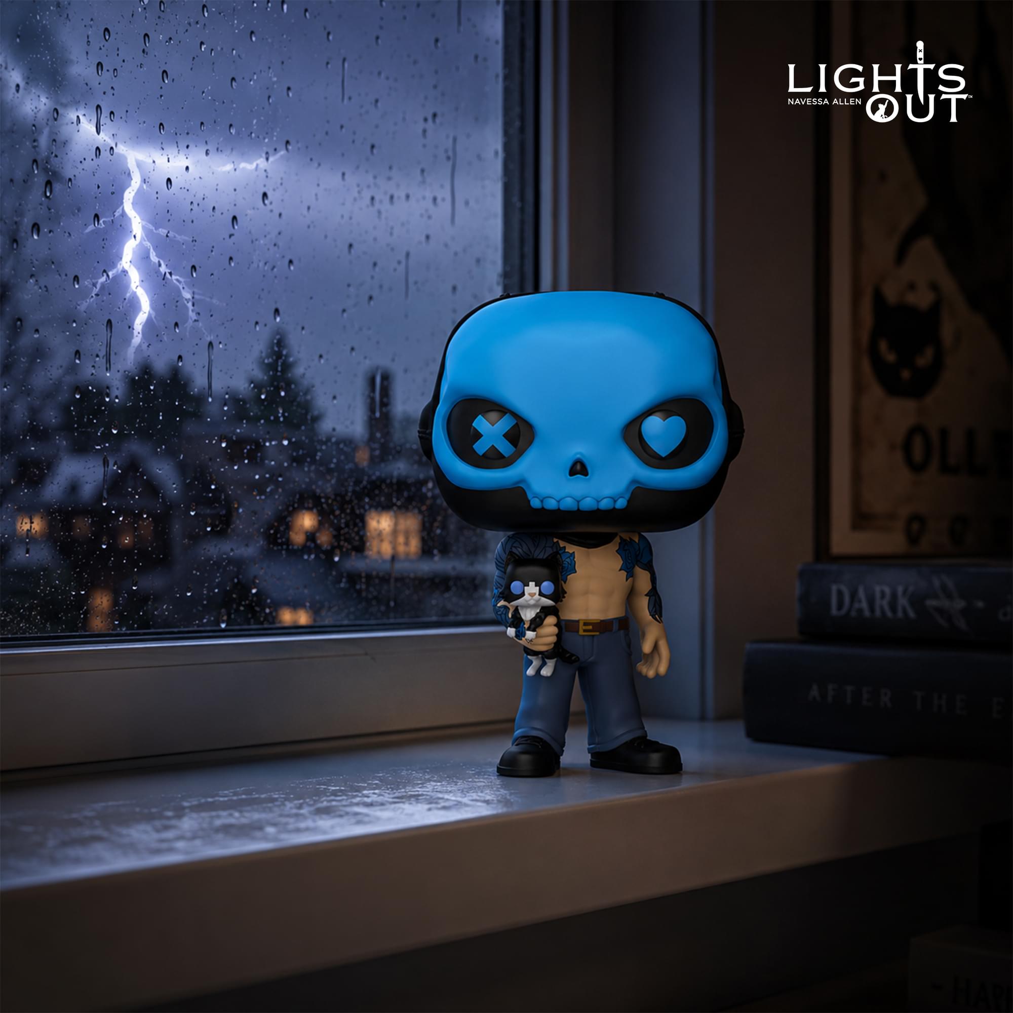 Lights Out Funko POP Books | The Faceless Man