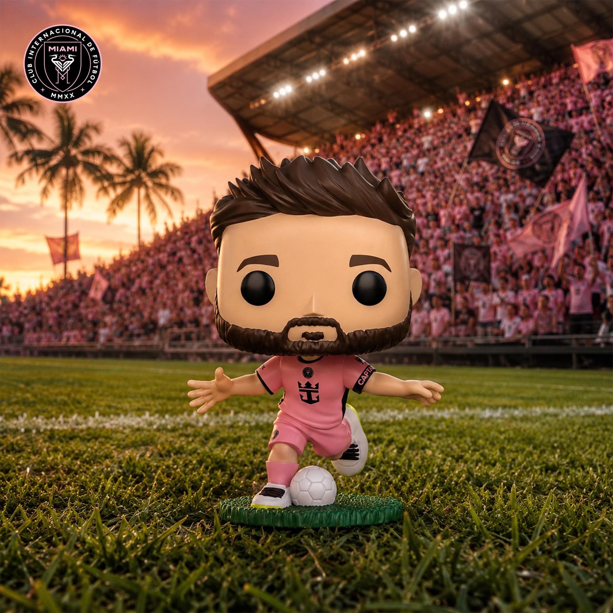MLS Inter Miami Funko POP Soccer | Lionel Messi (Pink Jersey)