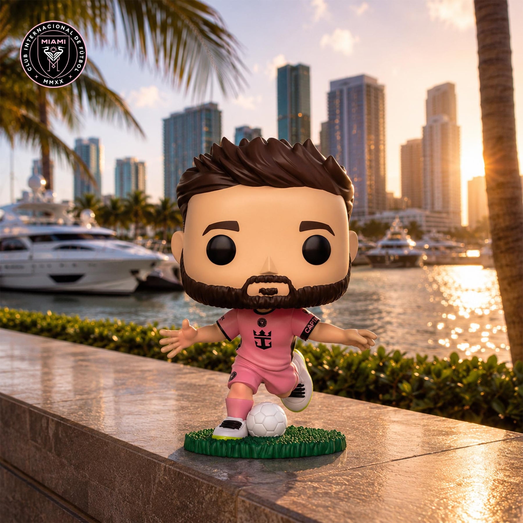 MLS Inter Miami Funko POP Soccer | Lionel Messi (Pink Jersey)