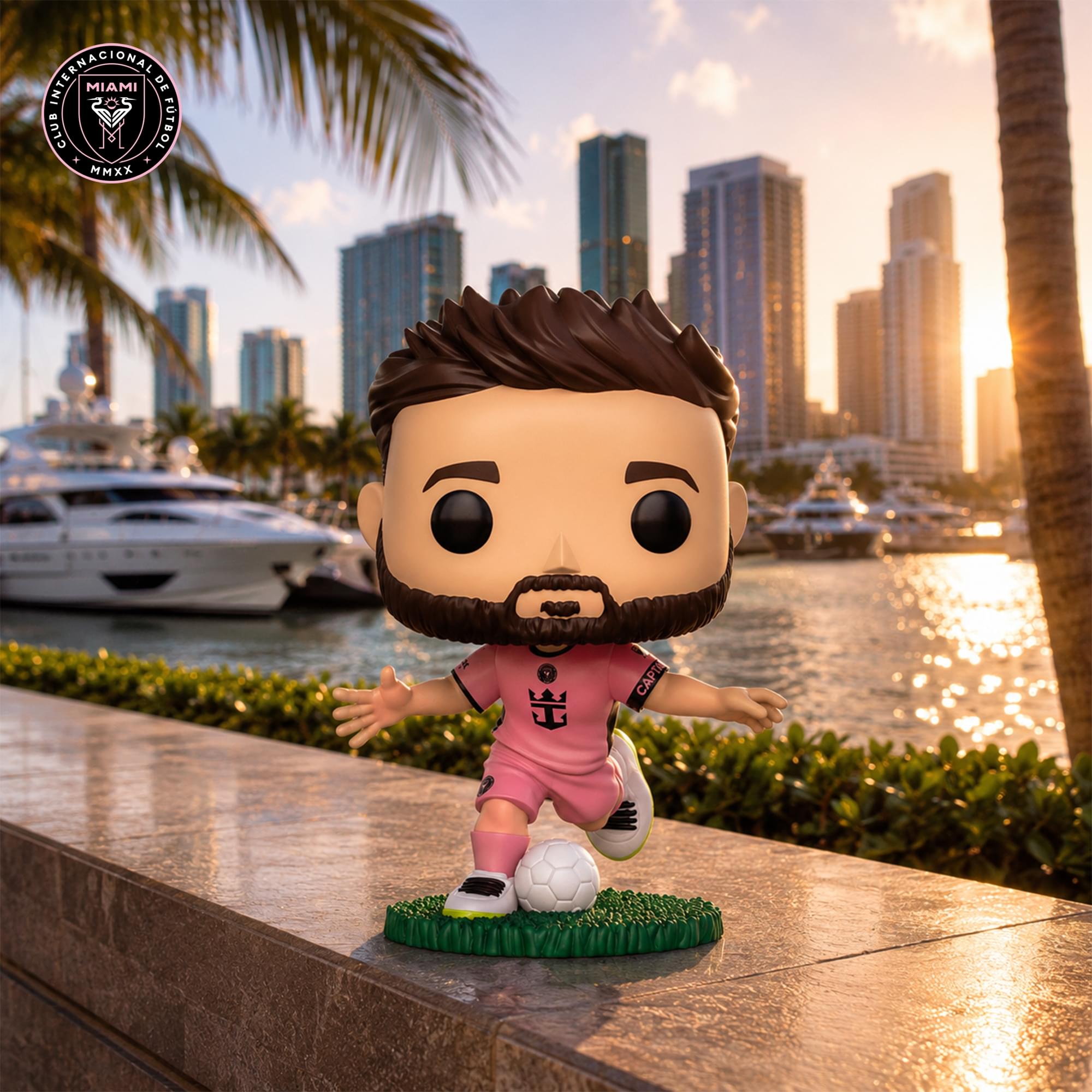 MLS Inter Miami Funko POP Soccer | Lionel Messi (Pink Jersey)