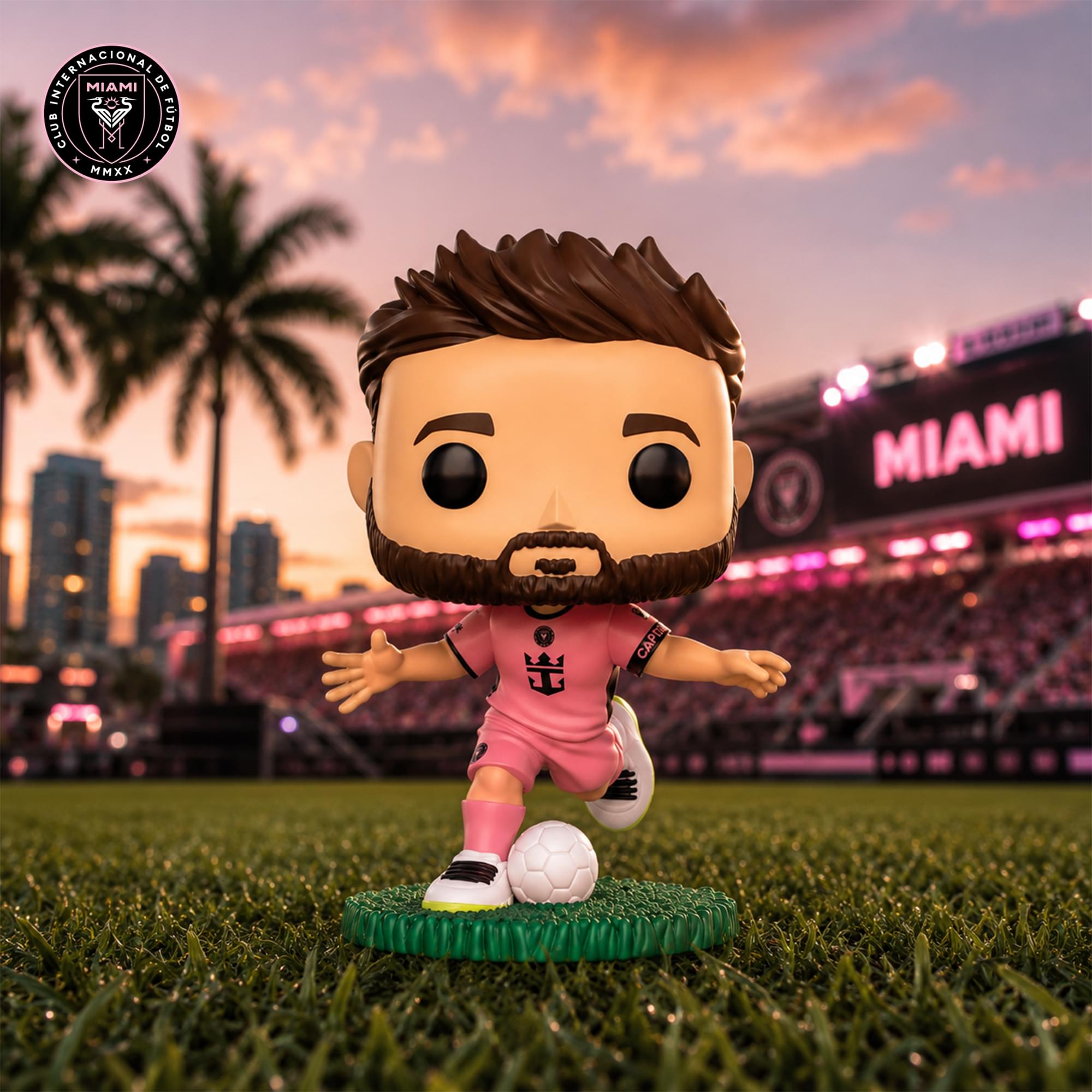 MLS Inter Miami Funko POP Soccer | Lionel Messi (Pink Jersey)