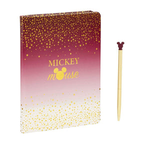 Funko Disney Mickey Mouse Notebook & Berry Glitter Pen