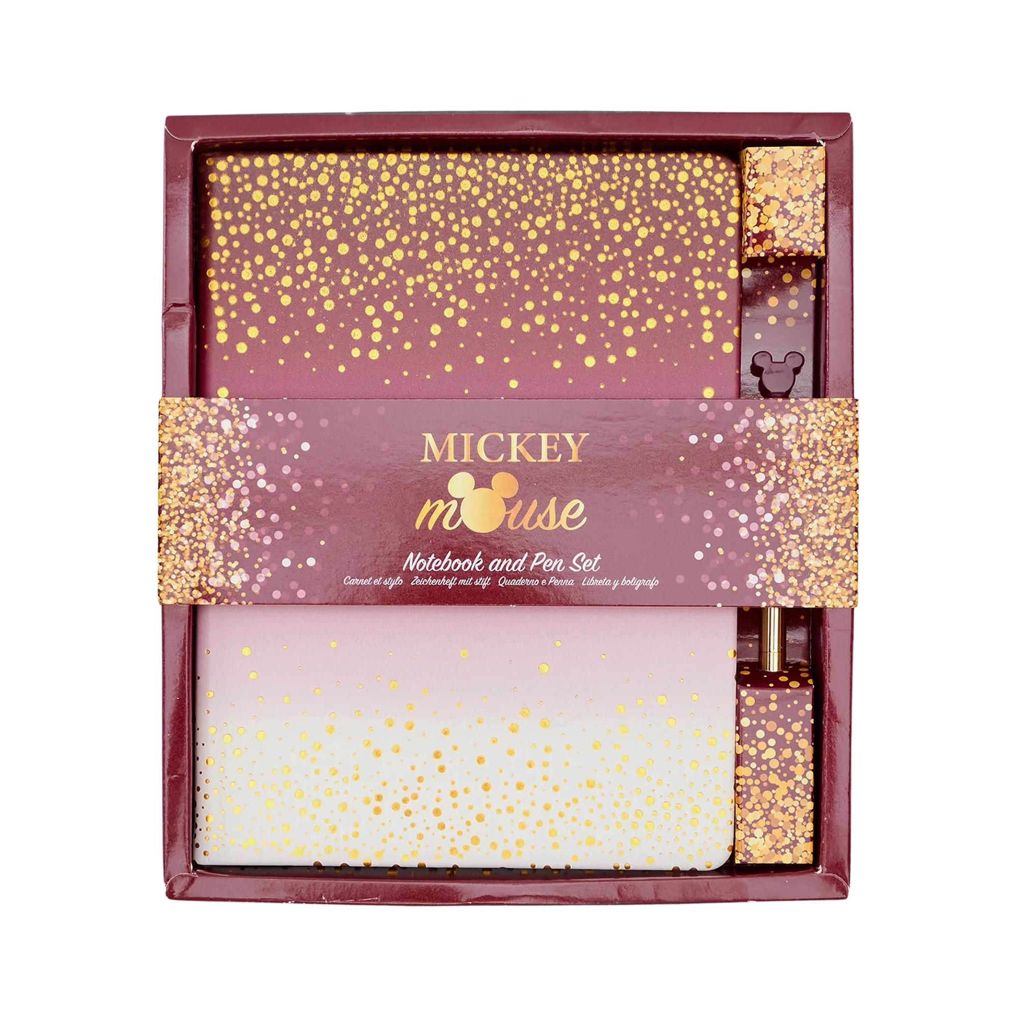 Funko Disney Mickey Mouse Notebook & Berry Glitter Pen