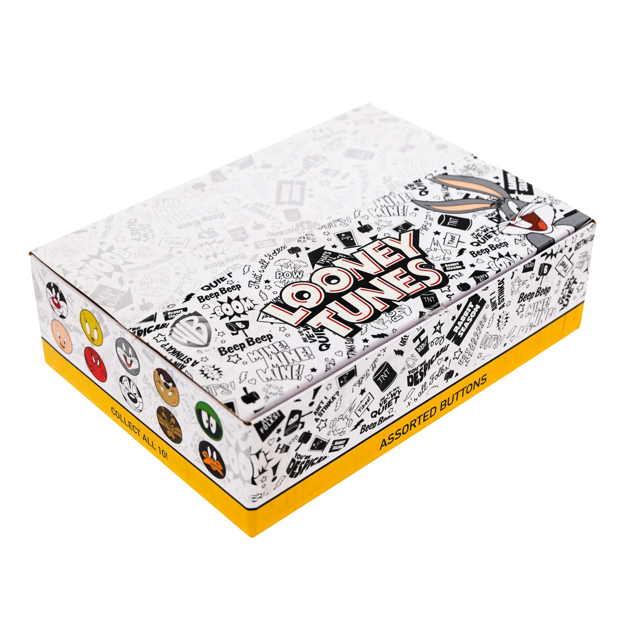 Warner Bros. Looney Tunes Characters 50-Piece Button Box Set