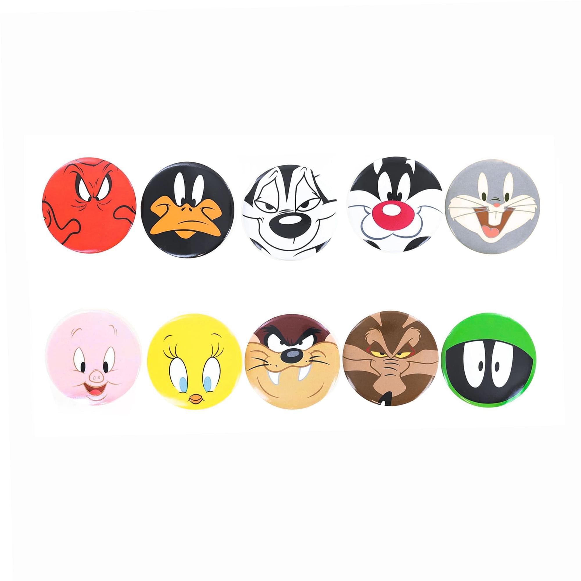 Warner Bros. Looney Tunes Characters 50-Piece Button Box Set