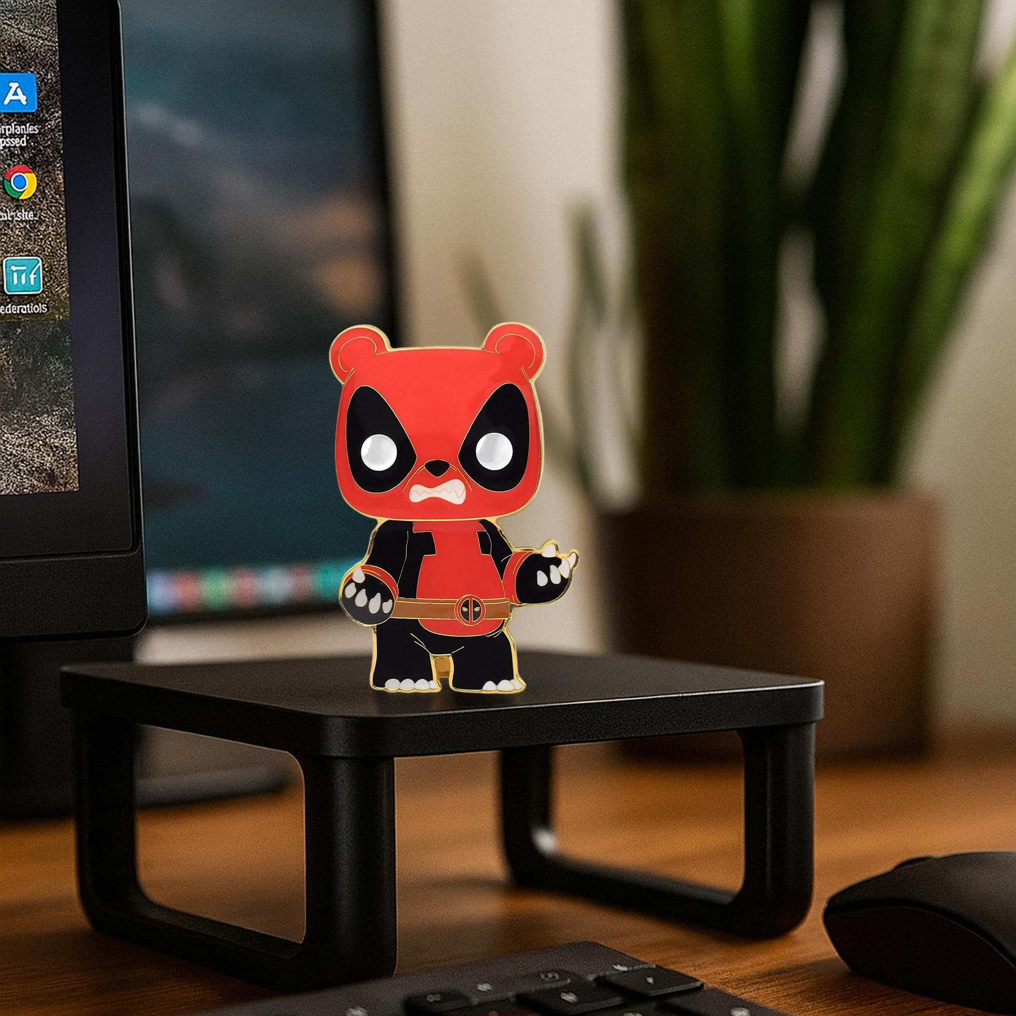 Marvel 3 Inch Funko POP Pin | Panda Deadpool