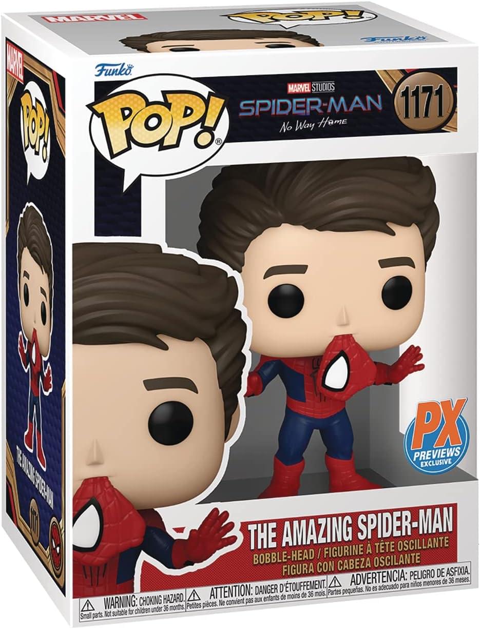 Marvel Spider-Man No Way Home Funko POP | Exclusive Spider-Man Unmasked