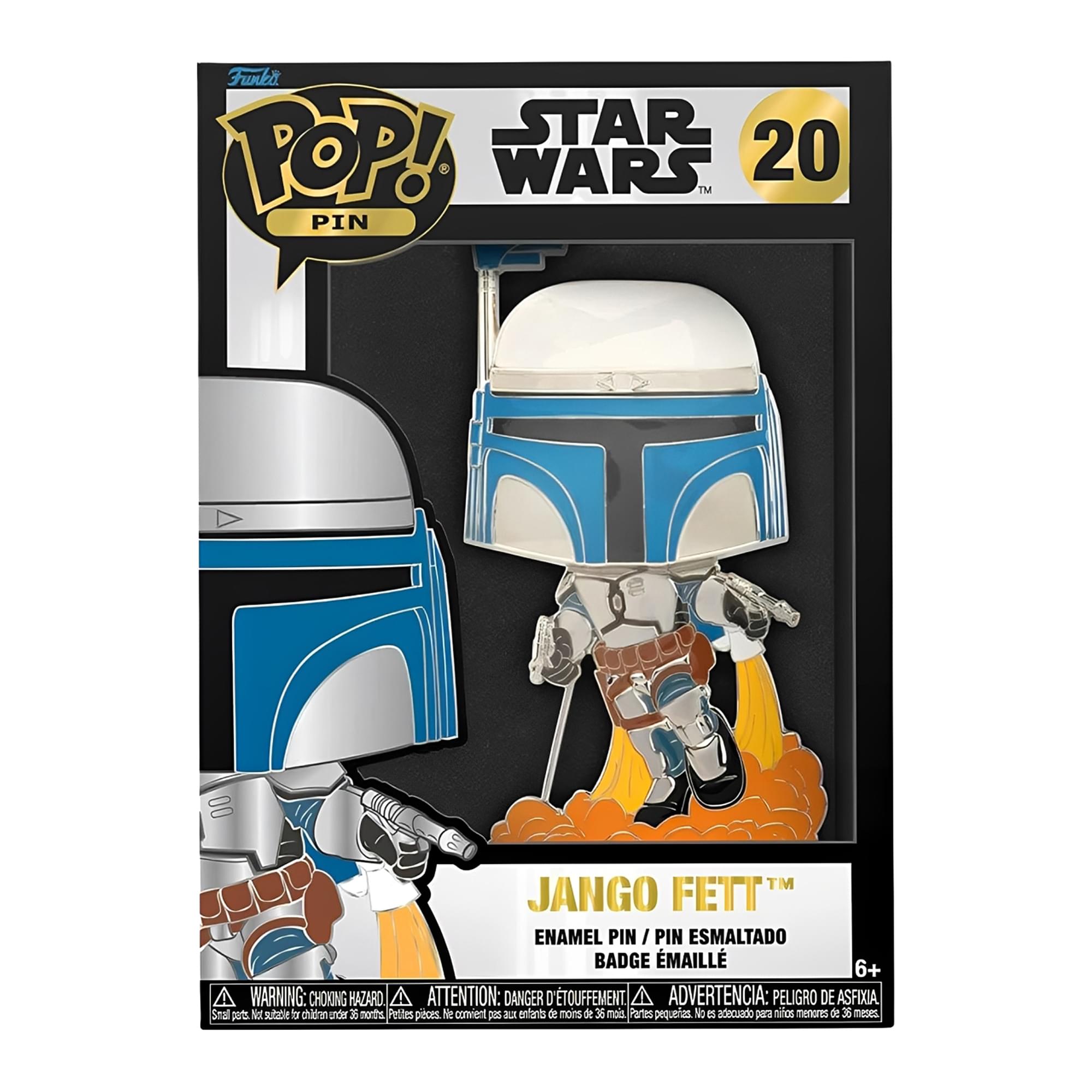 Star Wars 3 inch Funko POP Pin | Jango Fett