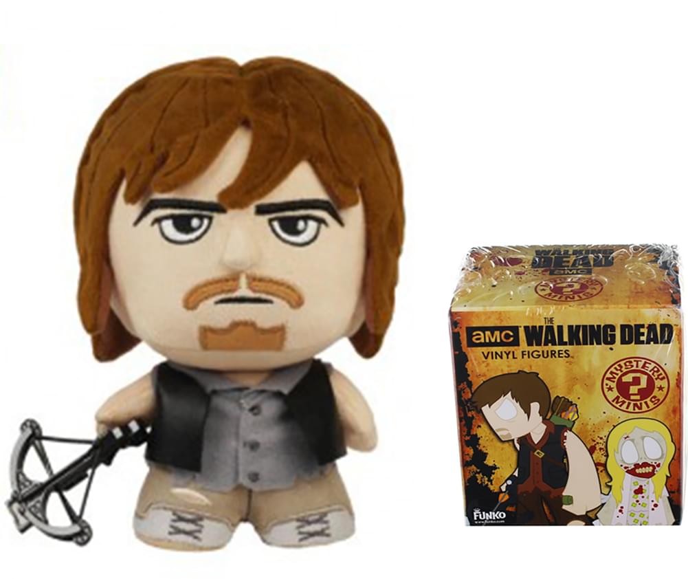 The Walking Dead Daryl Dixon Fabrikations Plush & Random Mystery Mini Set
