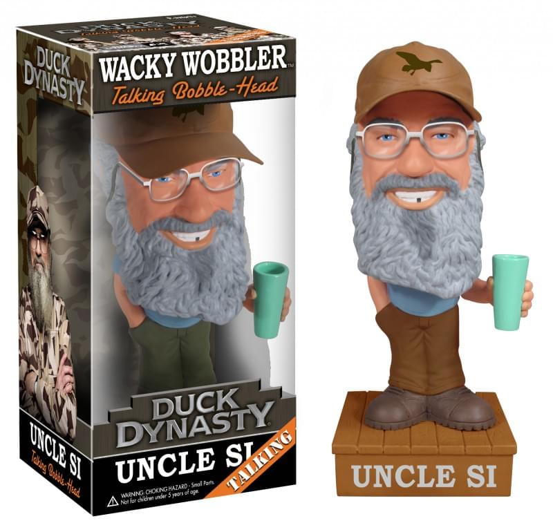 Funko Duck Dynasty Uncle Si Talking Wacky Wobbler Bobble Head