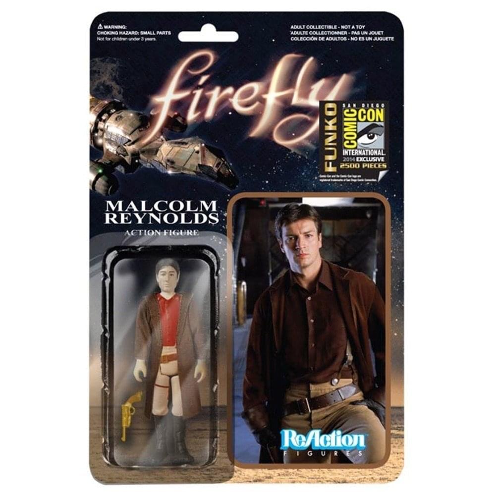 Firefly Malcolm Reynolds Browncoat SDCC 2014 Exclusive ReAction Figure