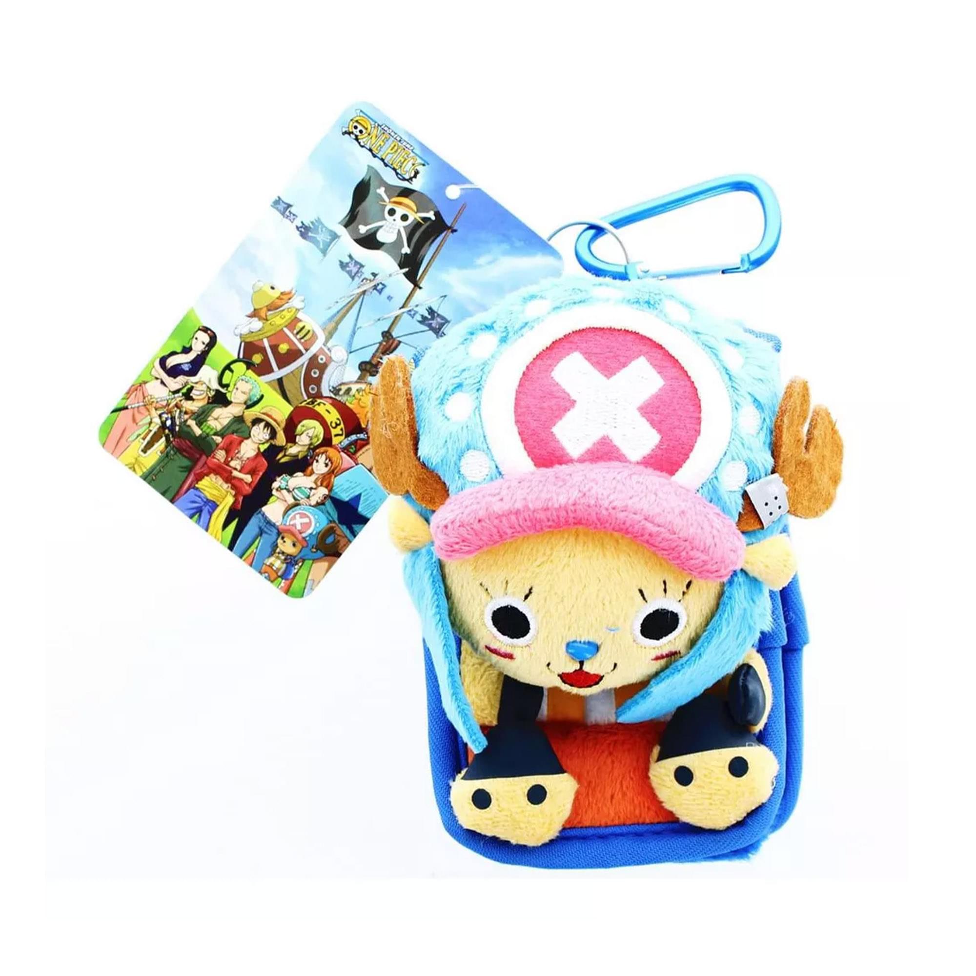 One Piece Plush Phone Case Chopper (Kyun Version, Open Mouth)
