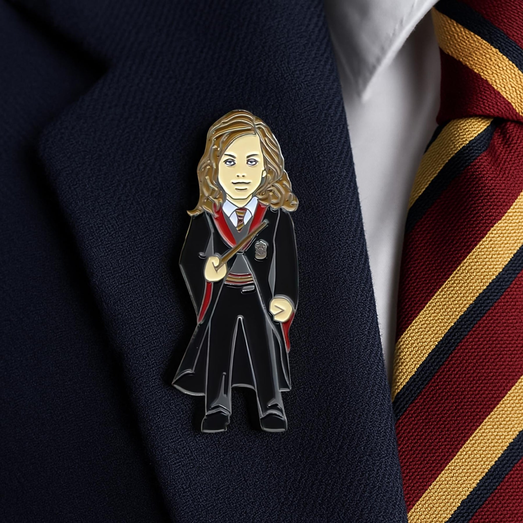 Harry Potter Hermione Granger in Hogwarts Robe Enamel Collector Pin Harry Potter Hermione Granger in Hogwarts Robe Enamel Collector Pin