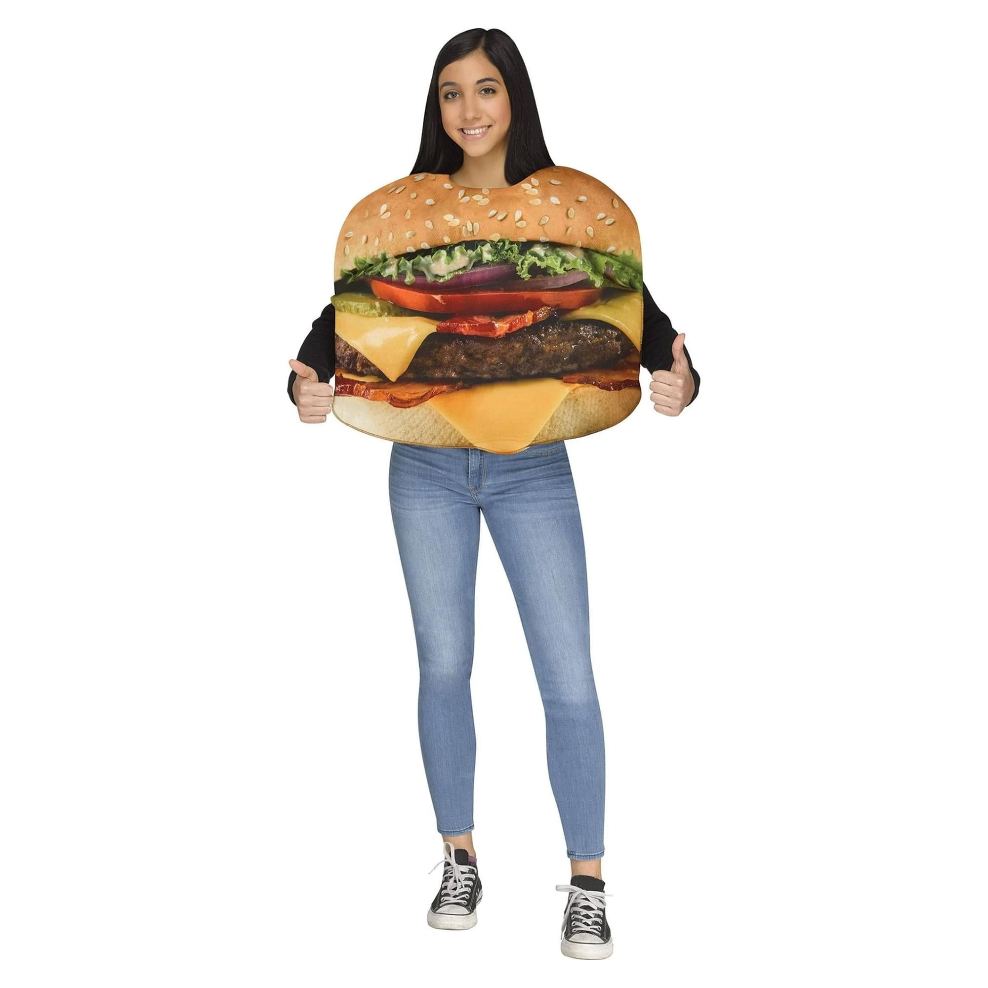 Cheeseburger Child Costume | One Size Fits Up To Size 12