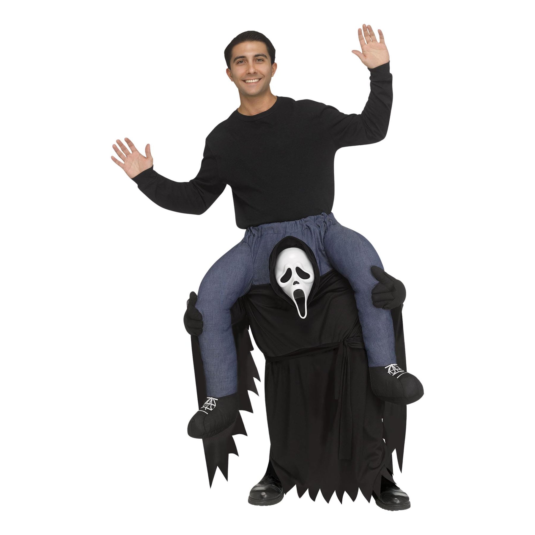 Scream Carry Me Ghost Face Adult Costume | One Size Fits Most