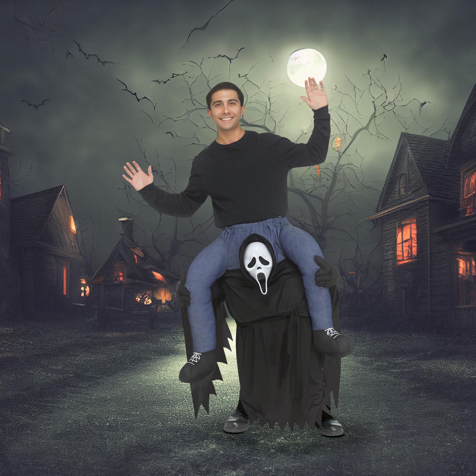 Scream Carry Me Ghost Face Adult Costume | One Size Fits Most