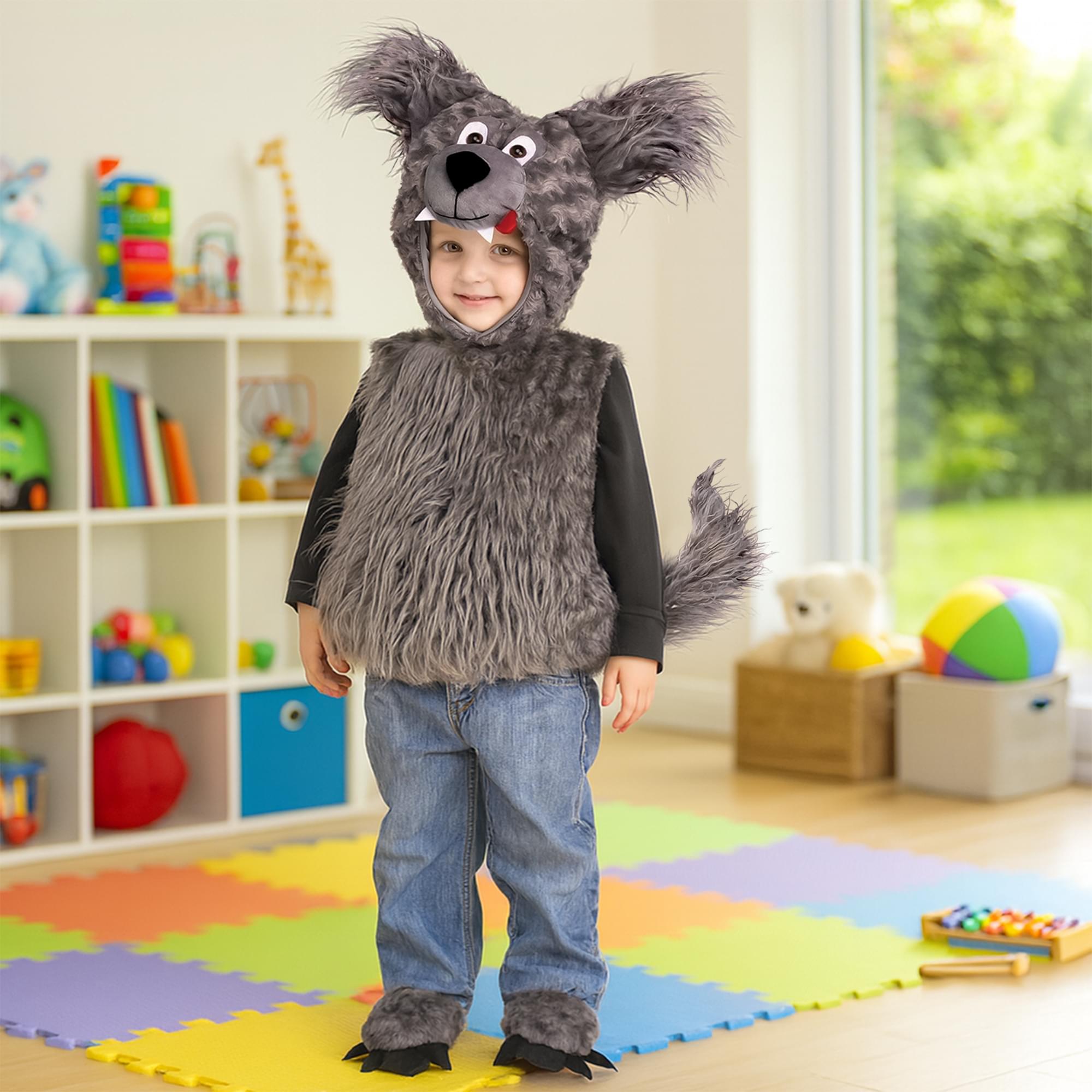 Cuddly Wolf Cub Toddler Costume