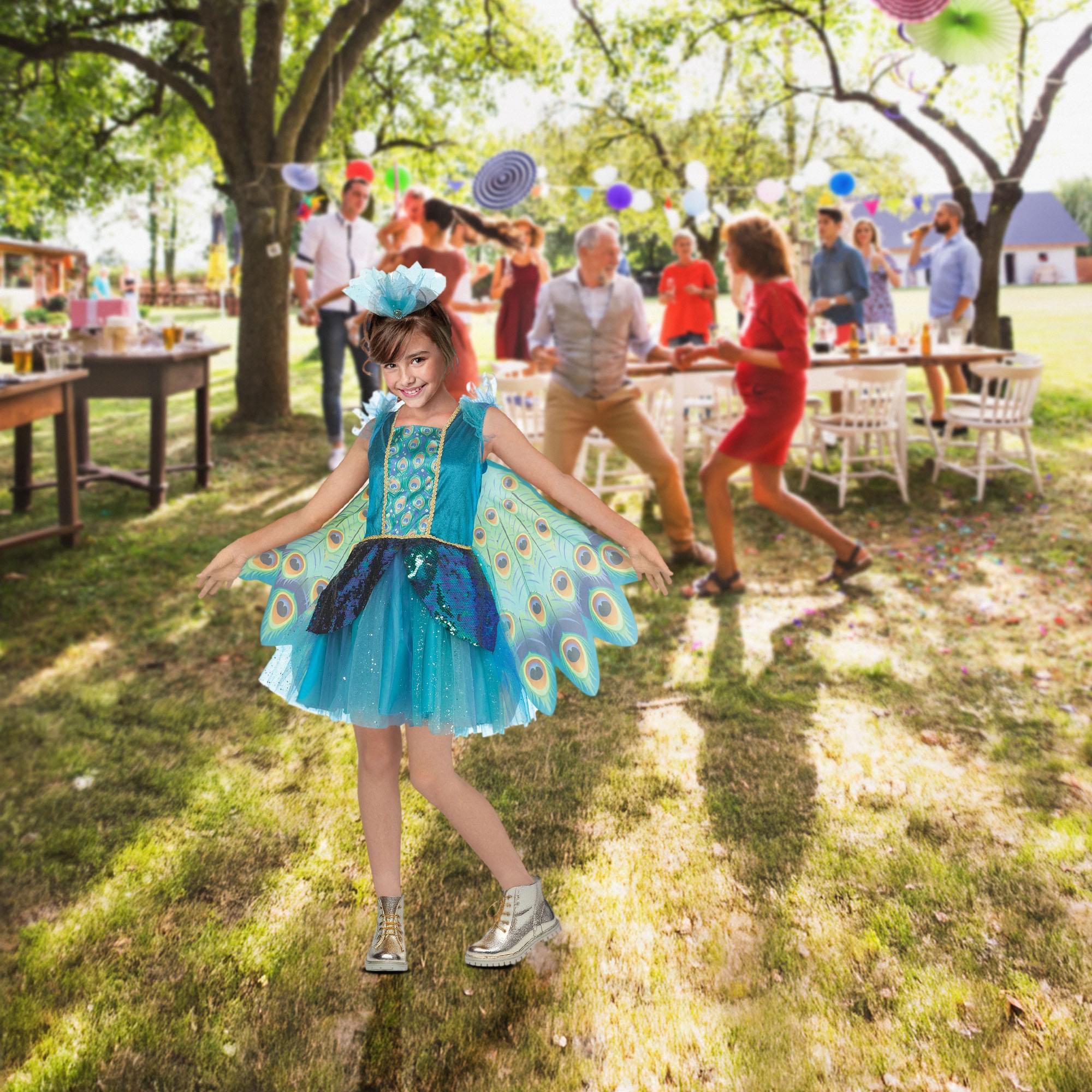 Peacock Child Costume