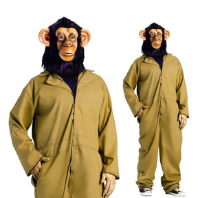 30 Minutes Or Less Working Chimp Costume Adult One Size Fits Most