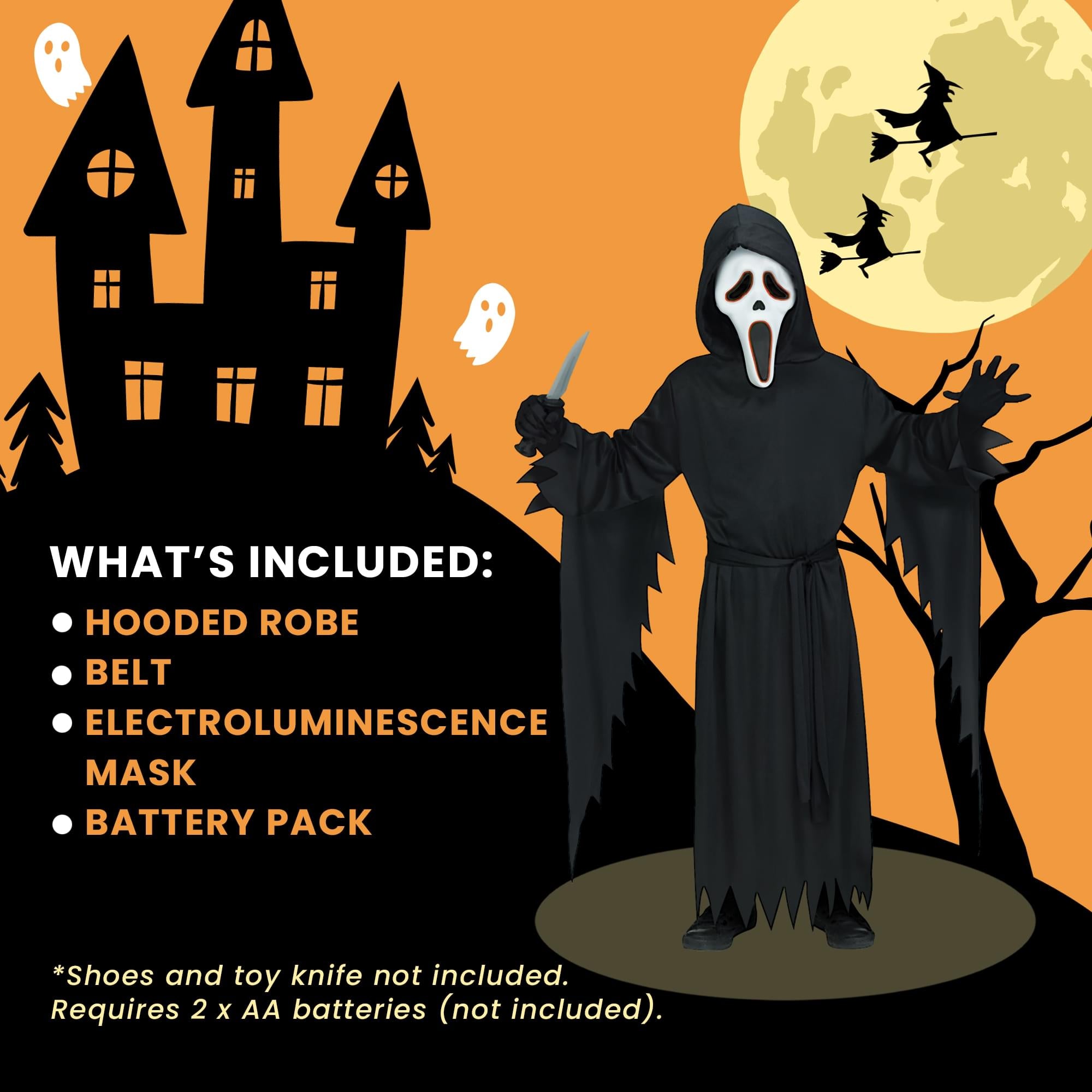 Ghost Face E.L. Child Costume