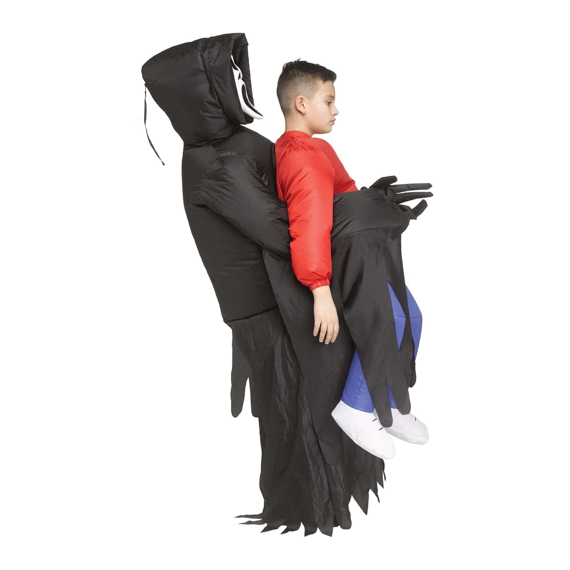 Scream Ghost Face Piggyback Inflatable Child Costume | One Size Fits Up to 14
