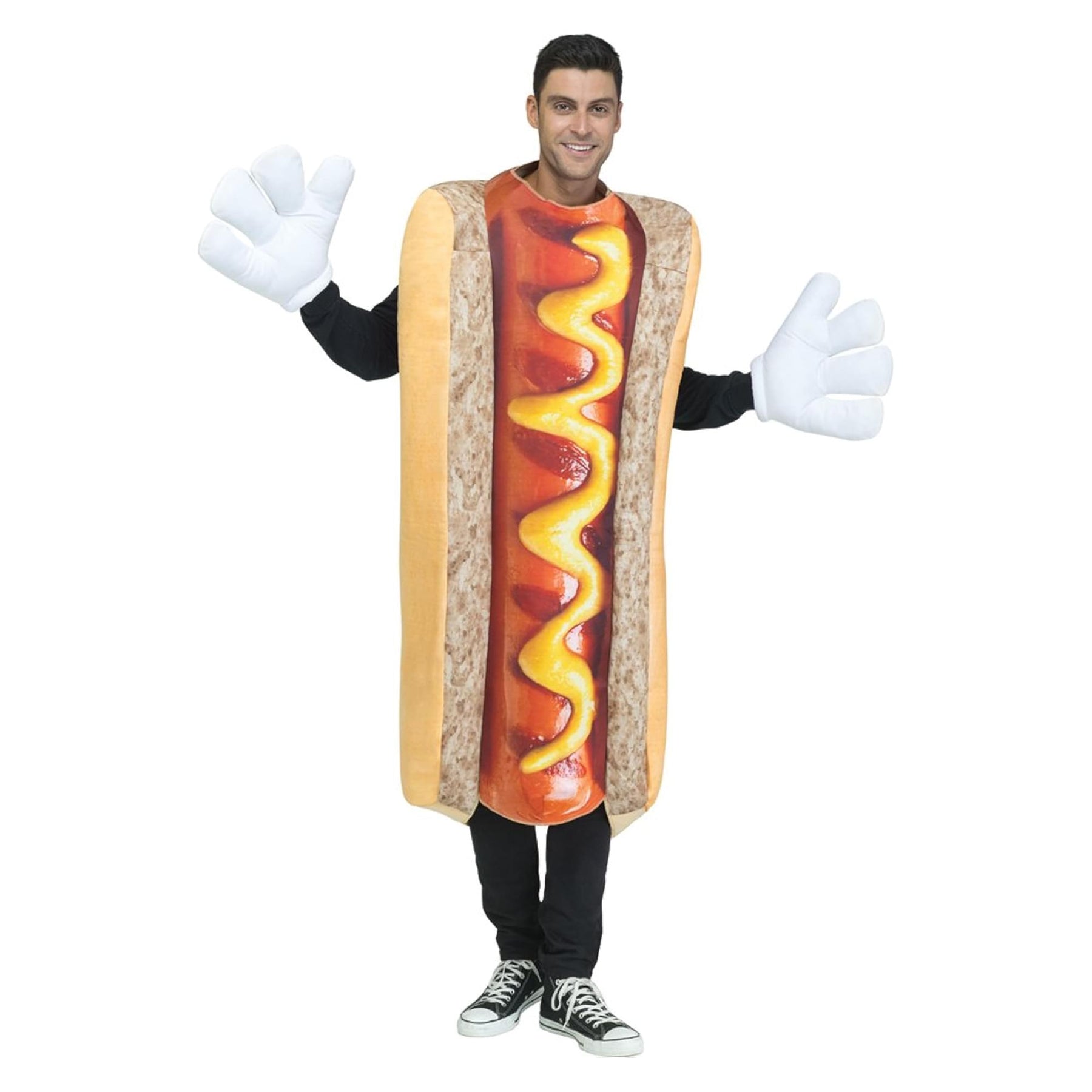 Hot Dog Adult Costume | One Size