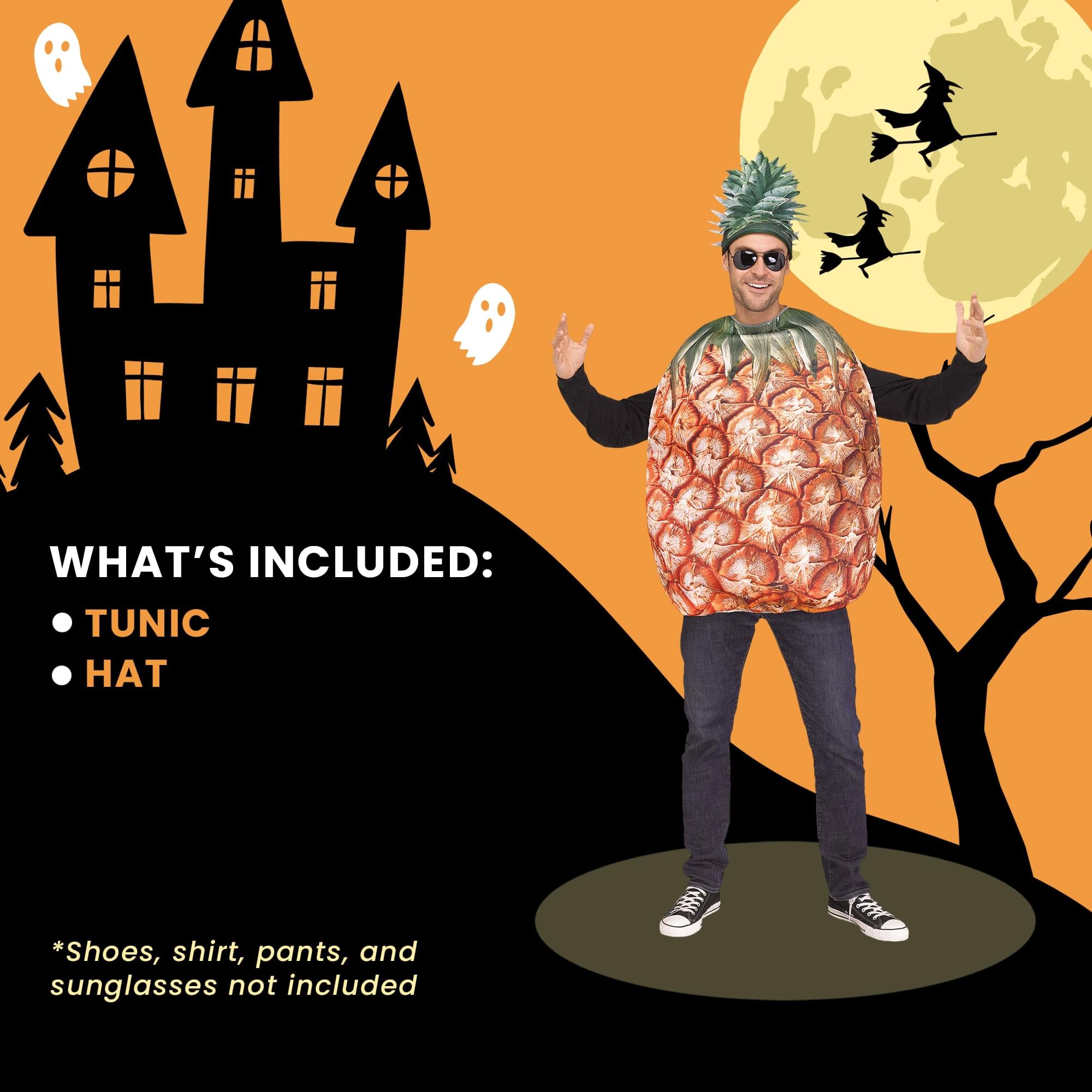 Pineapple Adult Costume | One Size