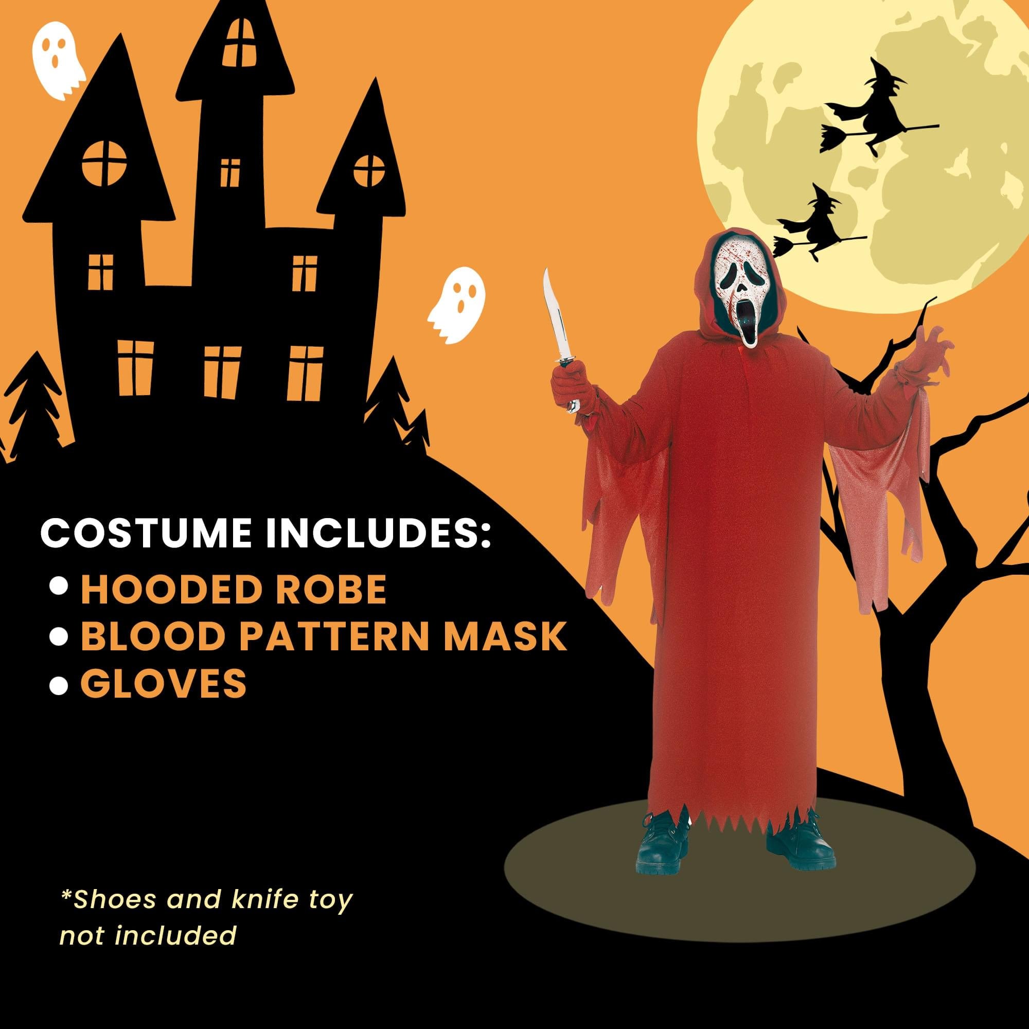 Scream Crimson Deluxe Ghost Face Child Costume