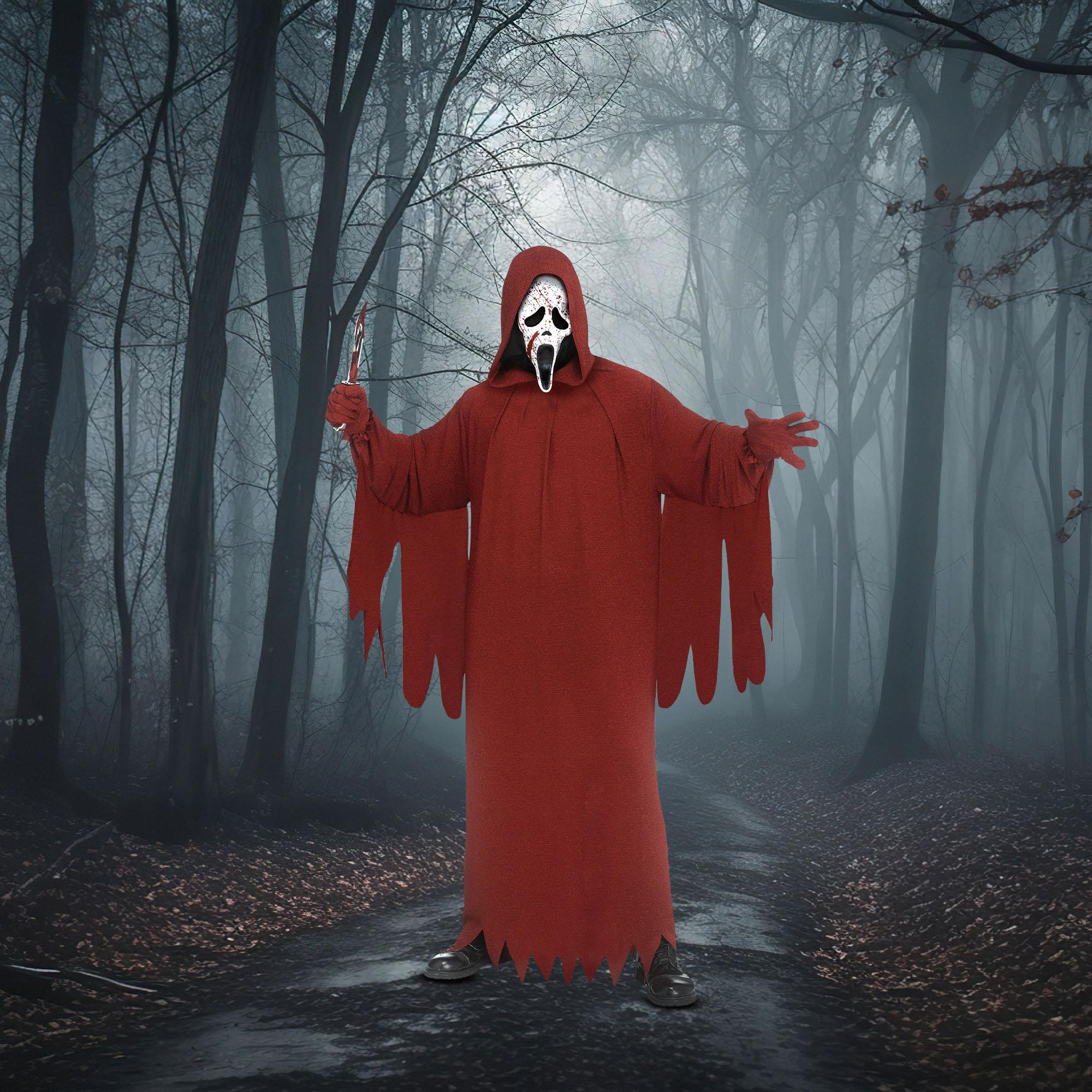 Scream Crimson Deluxe Ghost Face Adult Costume | One Size