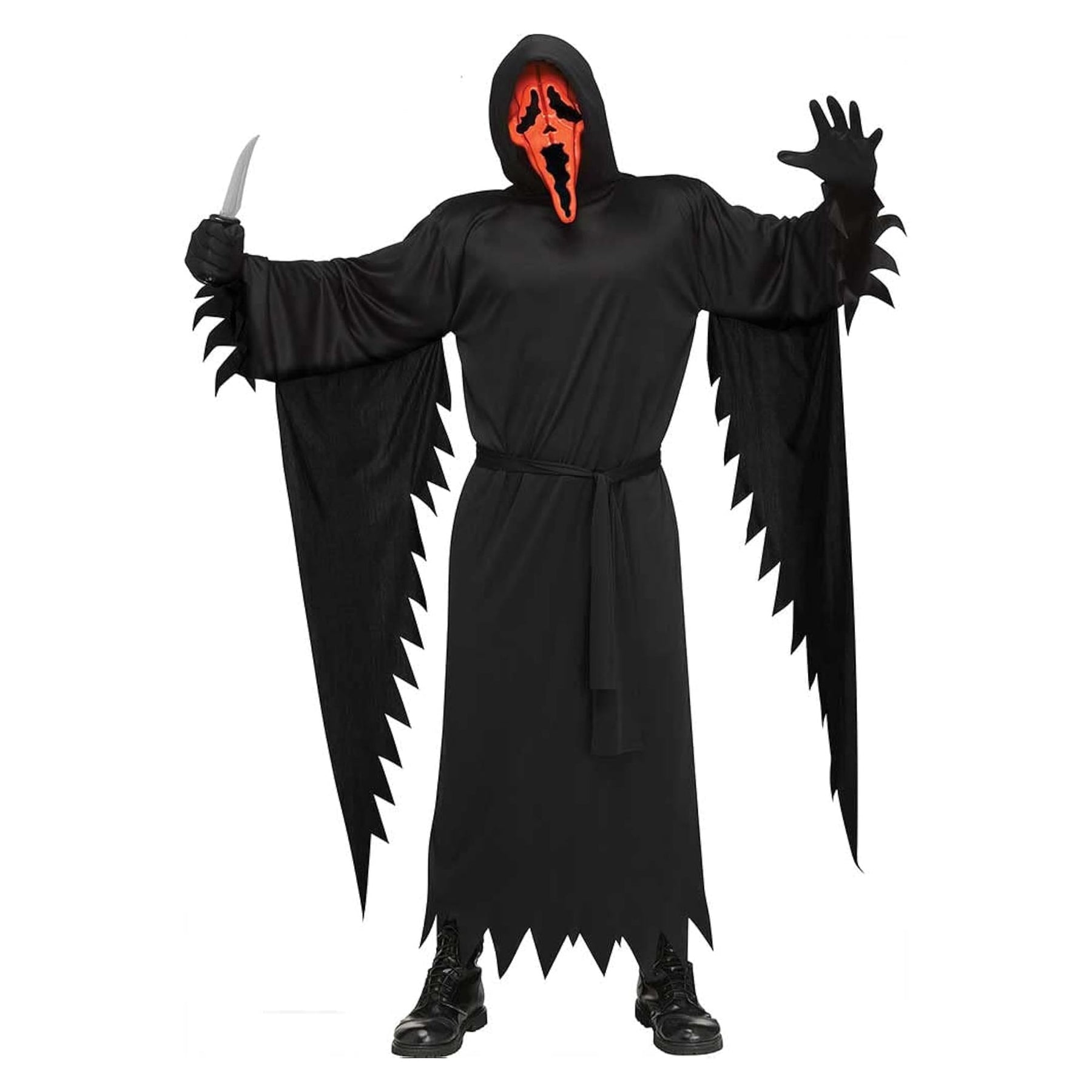 Ghost Face Pumpkin Adult Costume | One Size
