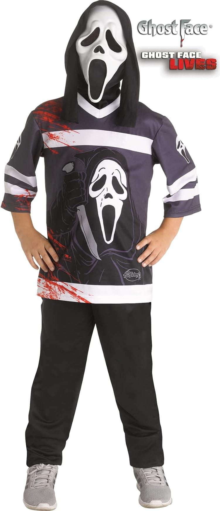 Ghost Face Hockey Jersey Child Costume