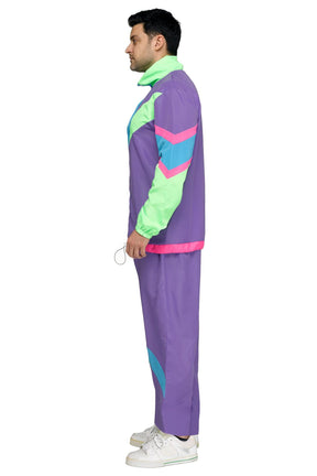 Hip 80s Tracksuit Adult Costume | One Size