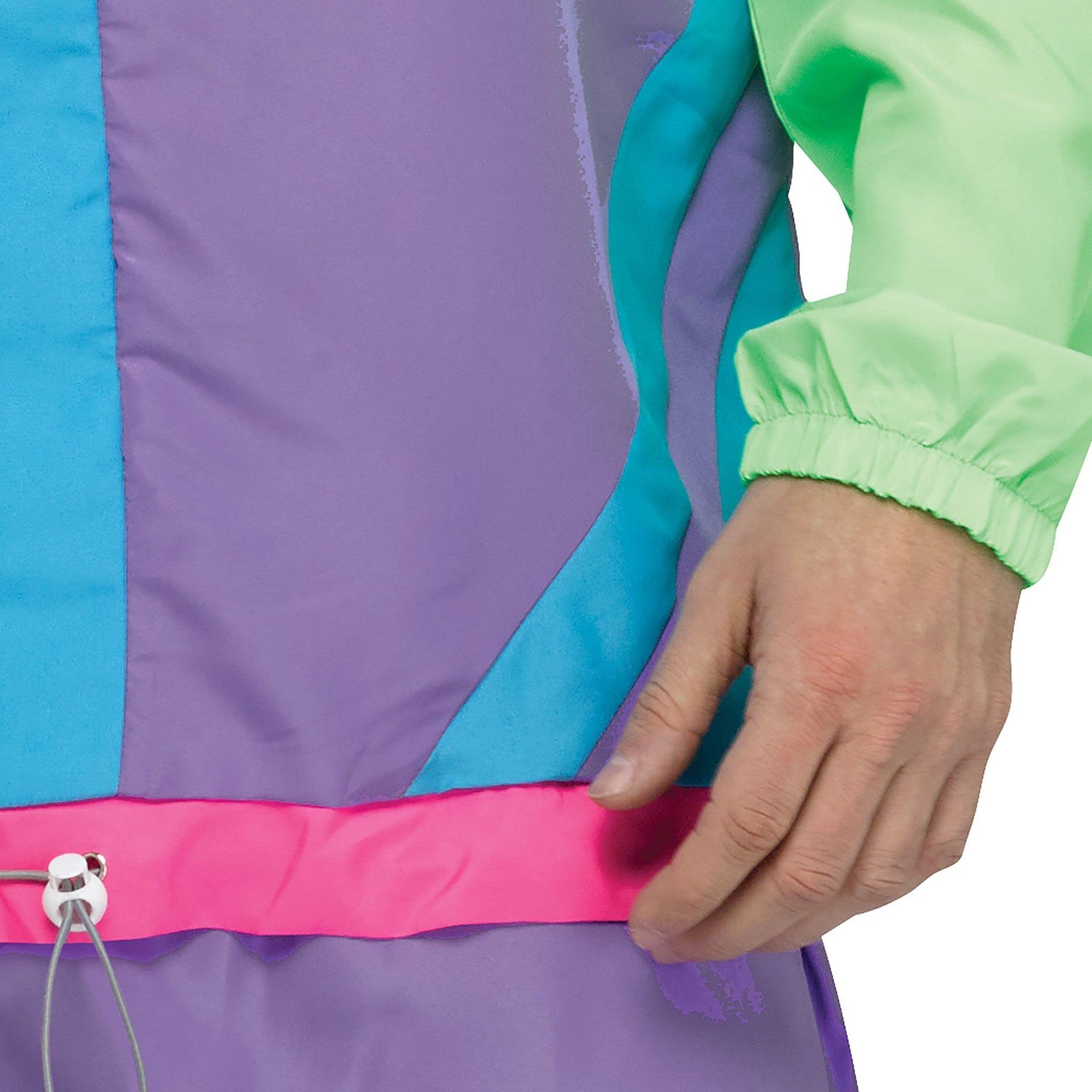 Hip 80s Tracksuit Adult Costume | One Size