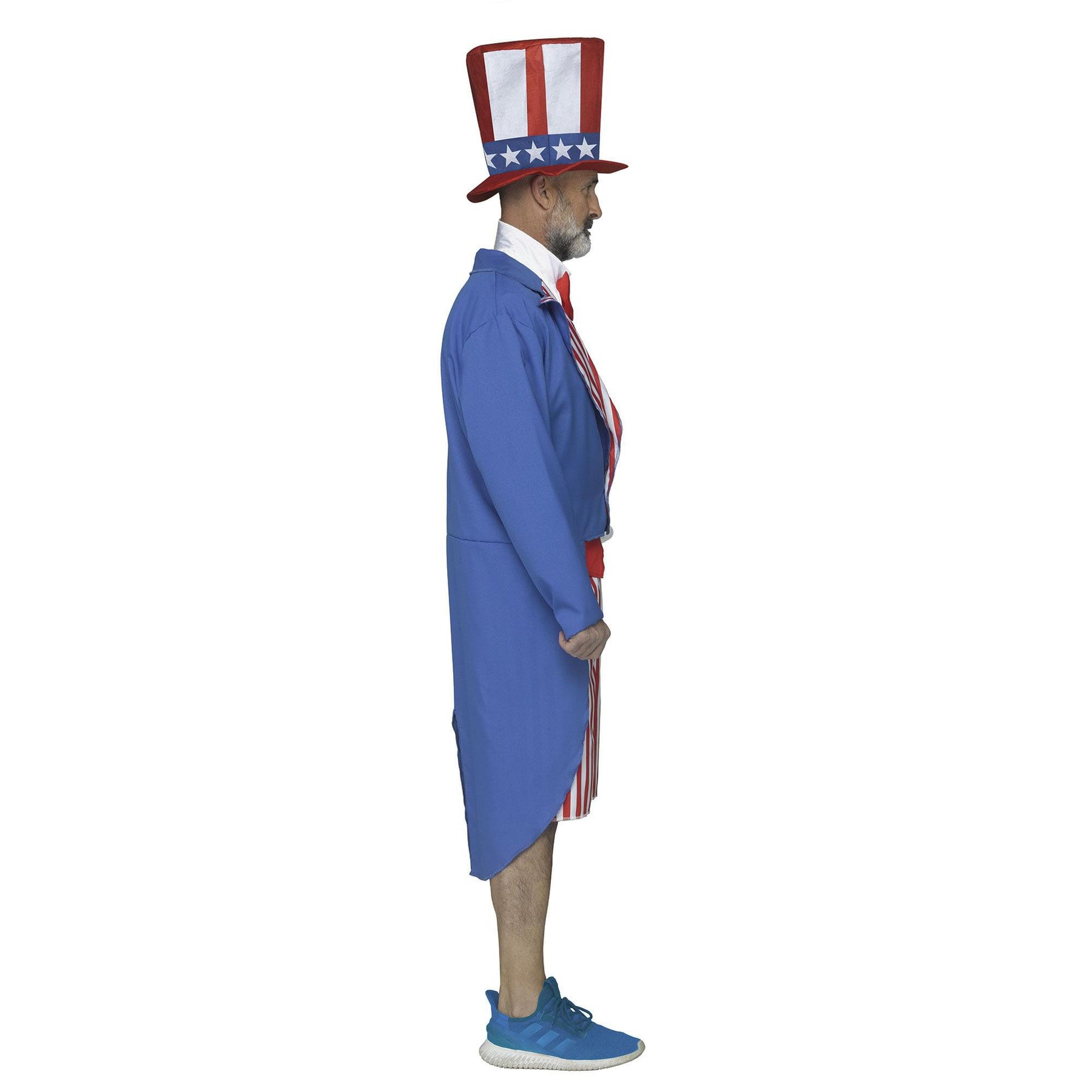 Uncle Sam Adult Costume With Jacket, Shorts, and Hat