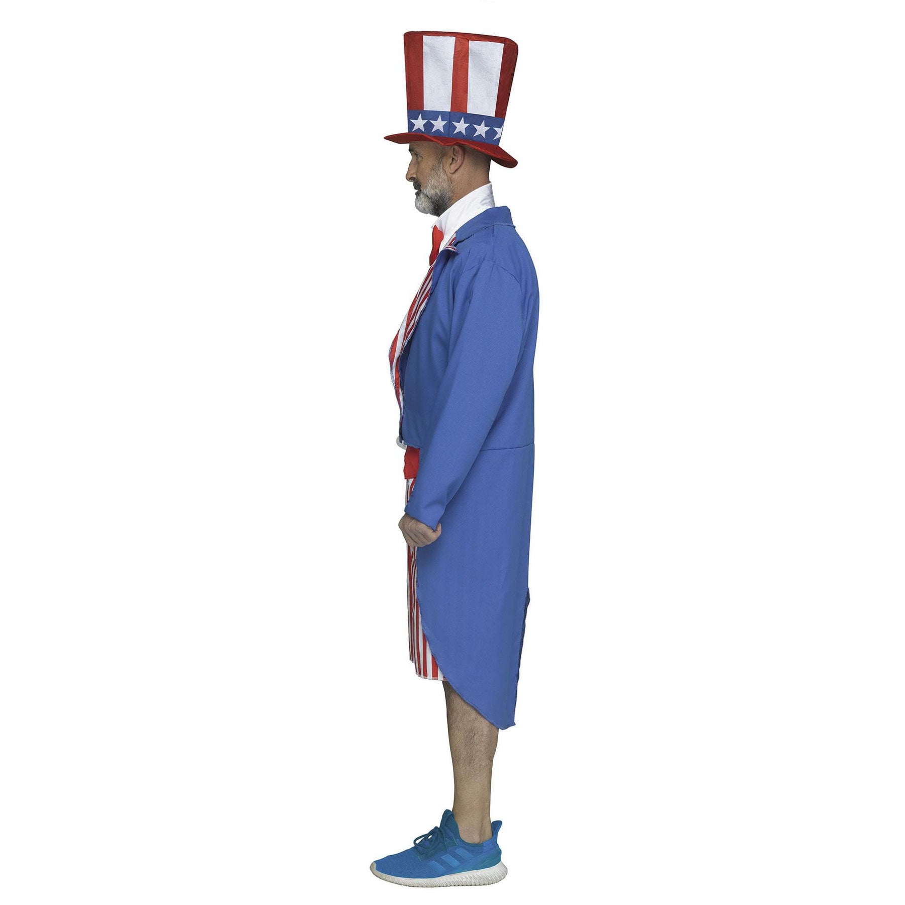 Uncle Sam Adult Costume With Jacket, Shorts, and Hat