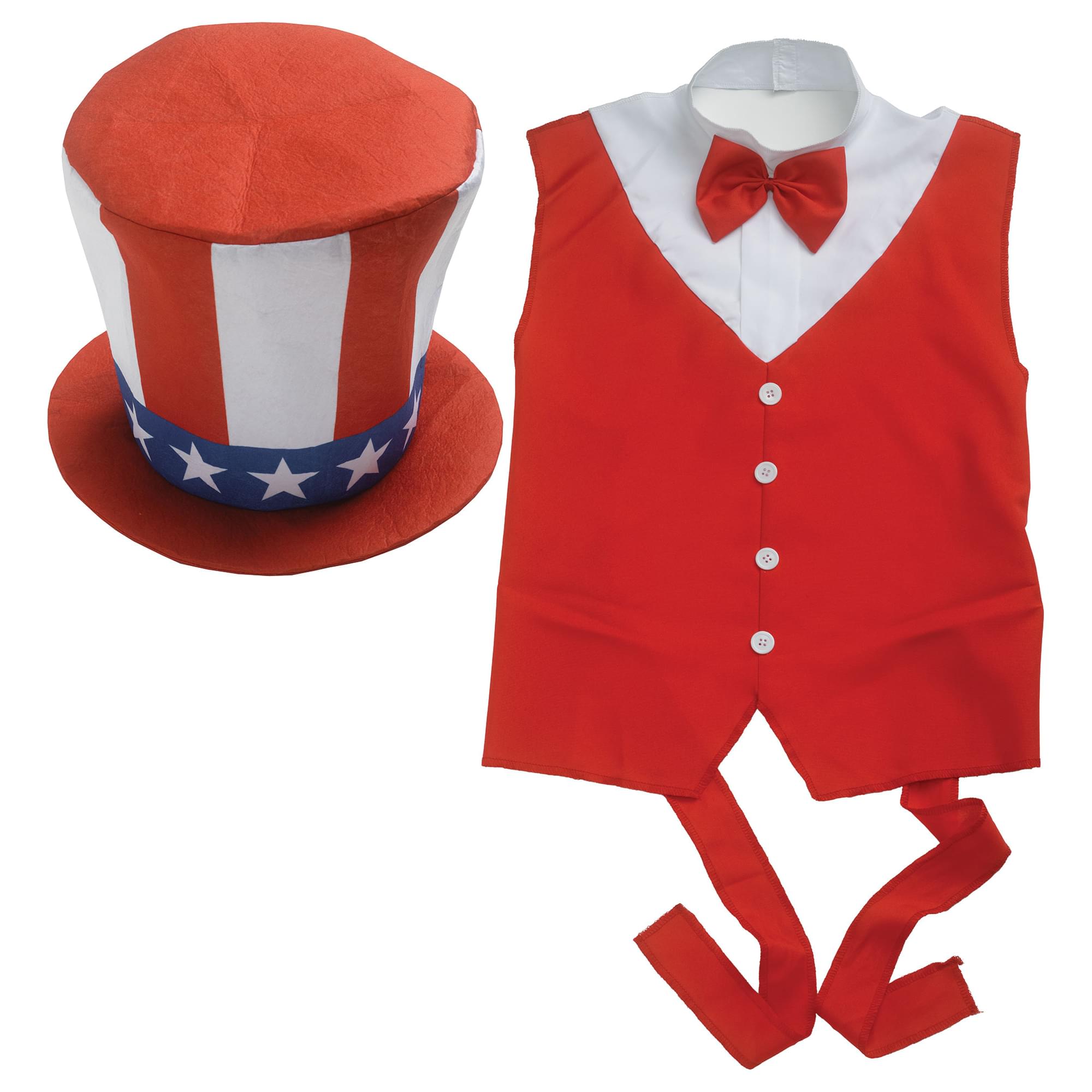 Uncle Sam Adult Costume With Jacket, Pants, and Hat