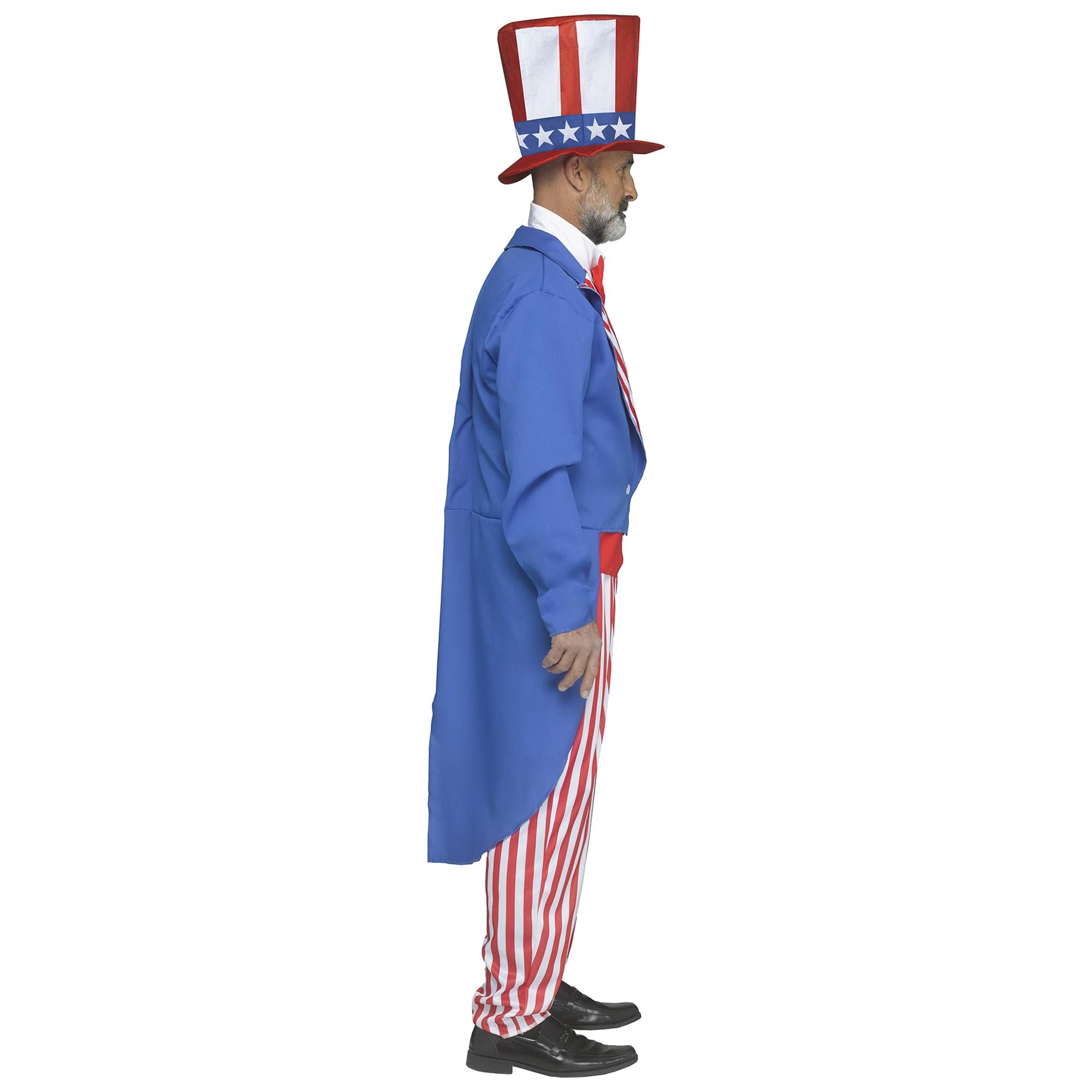 Uncle Sam Adult Costume With Jacket, Pants, and Hat
