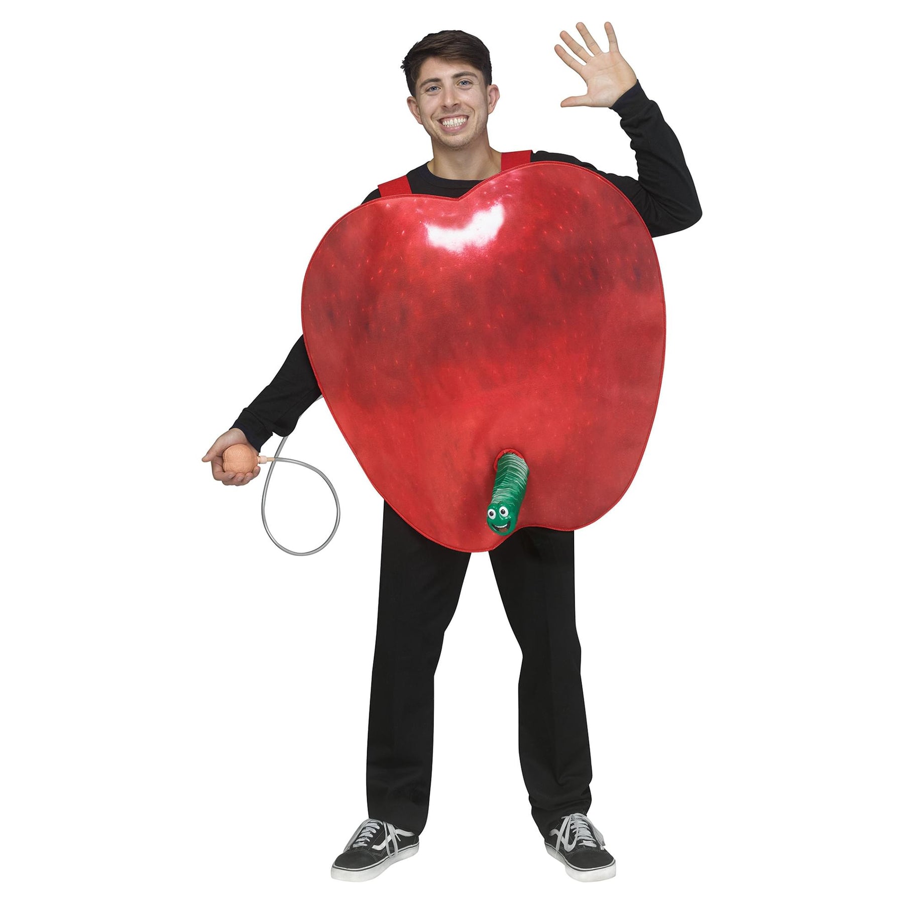 Squirmy Apple Surprise Adult Costume | One Size